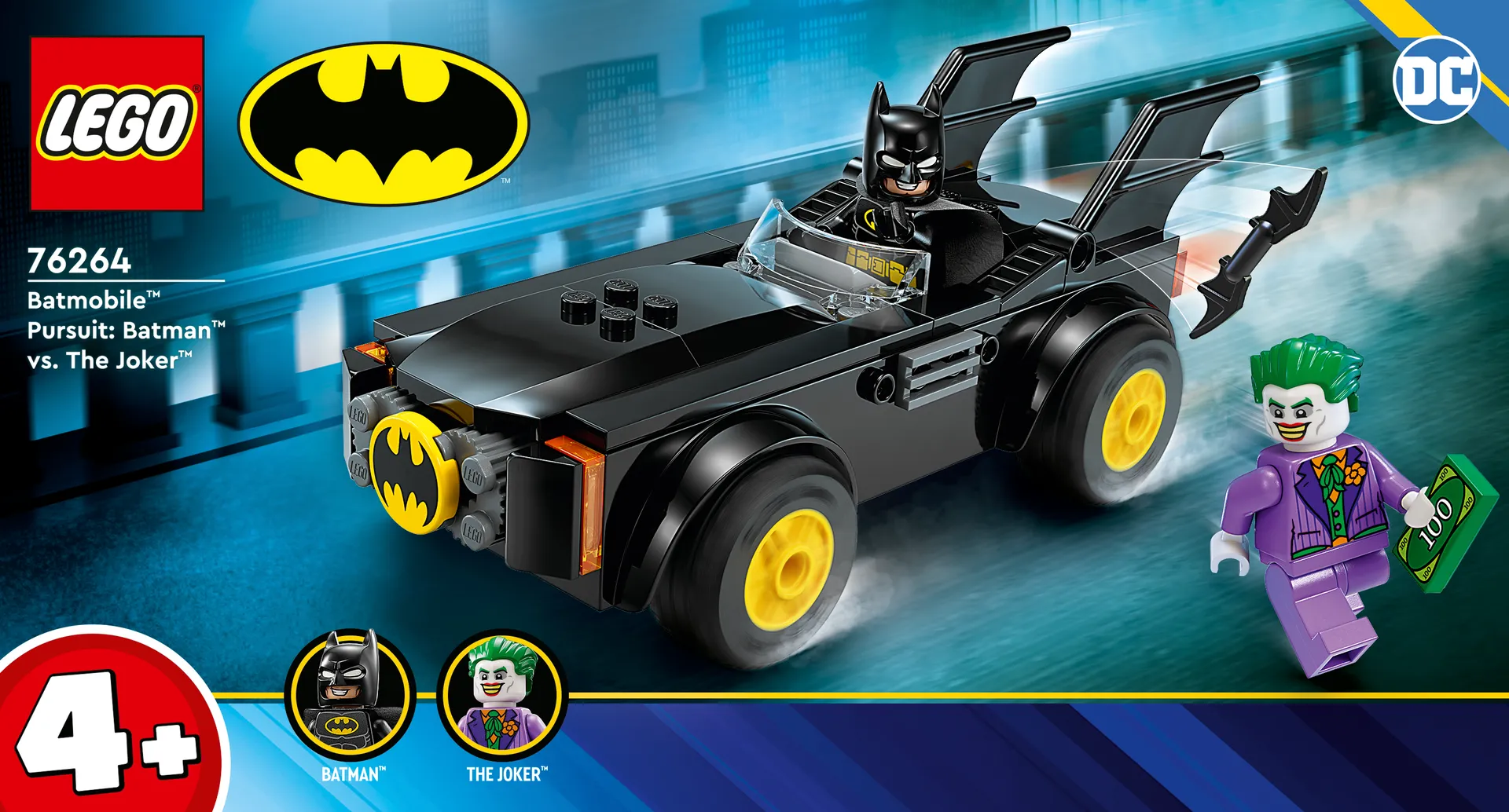 LEGO Super Heroes DC 76264 Batmobile™-ajojahti: Batman™ vastaan The Joker™ - 3