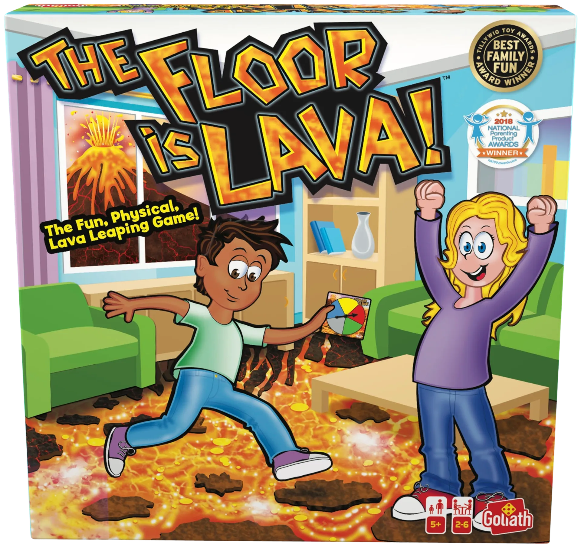 Floor Is Lava - Lattia On Laavaa -Peli - 2