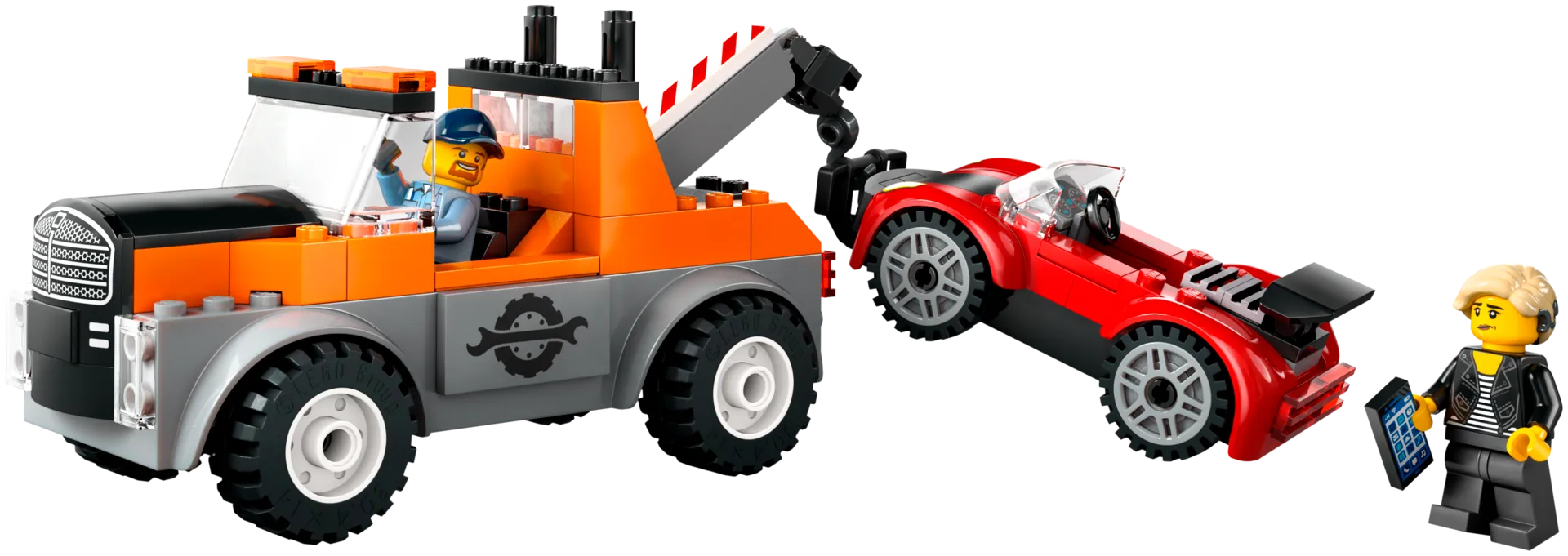 LEGO City Great Vehicles 60435 Hinausauto ja urheiluautokorjaamo - 5