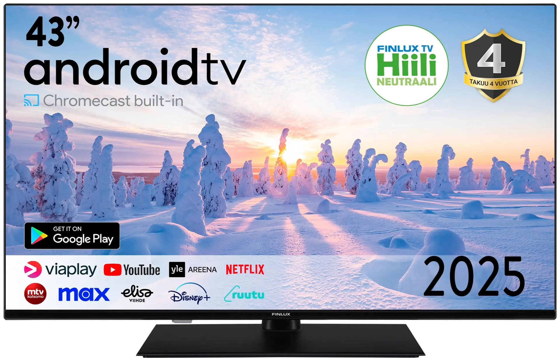 Finlux 43" 4K UHD Android Smart LED TV 43G9.2ACMI - 1