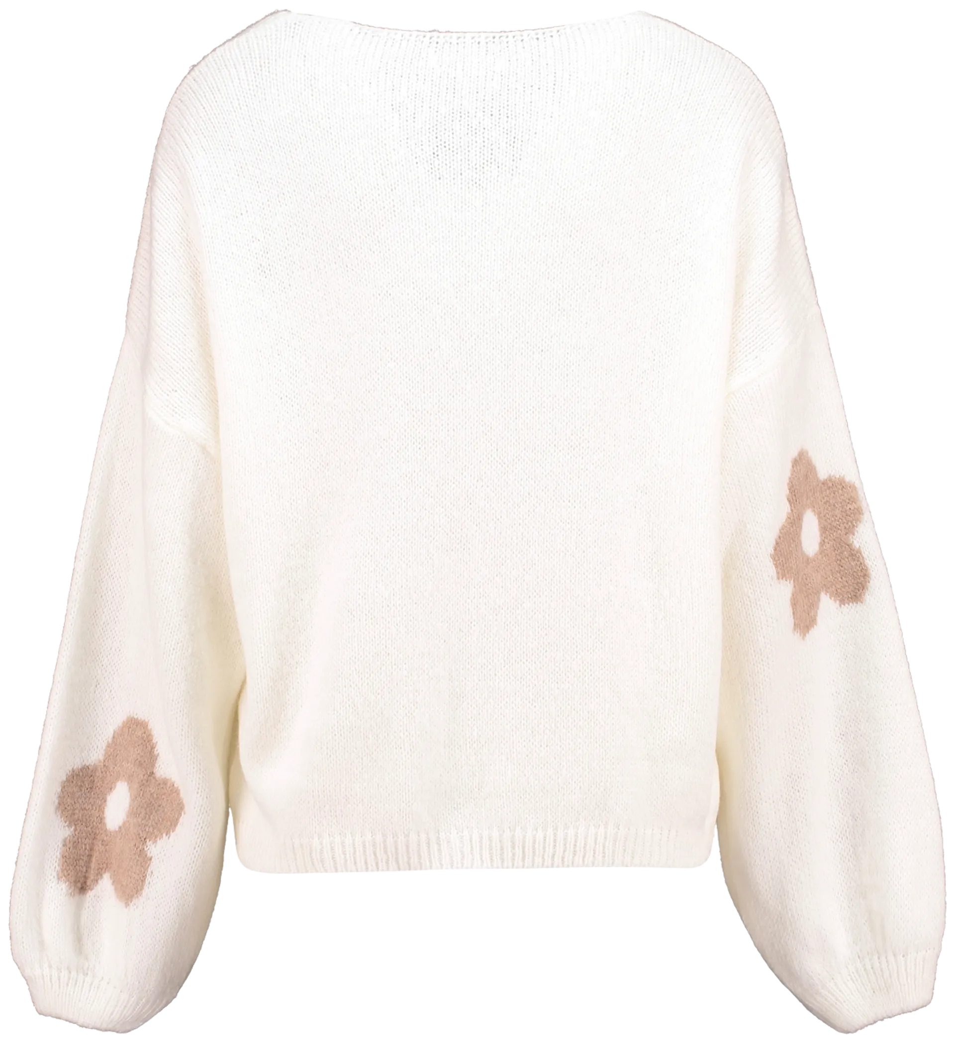 Hailys naisten neuletakki Cd Fl44ower UNF-3344 - offwhite/beige flower - 3