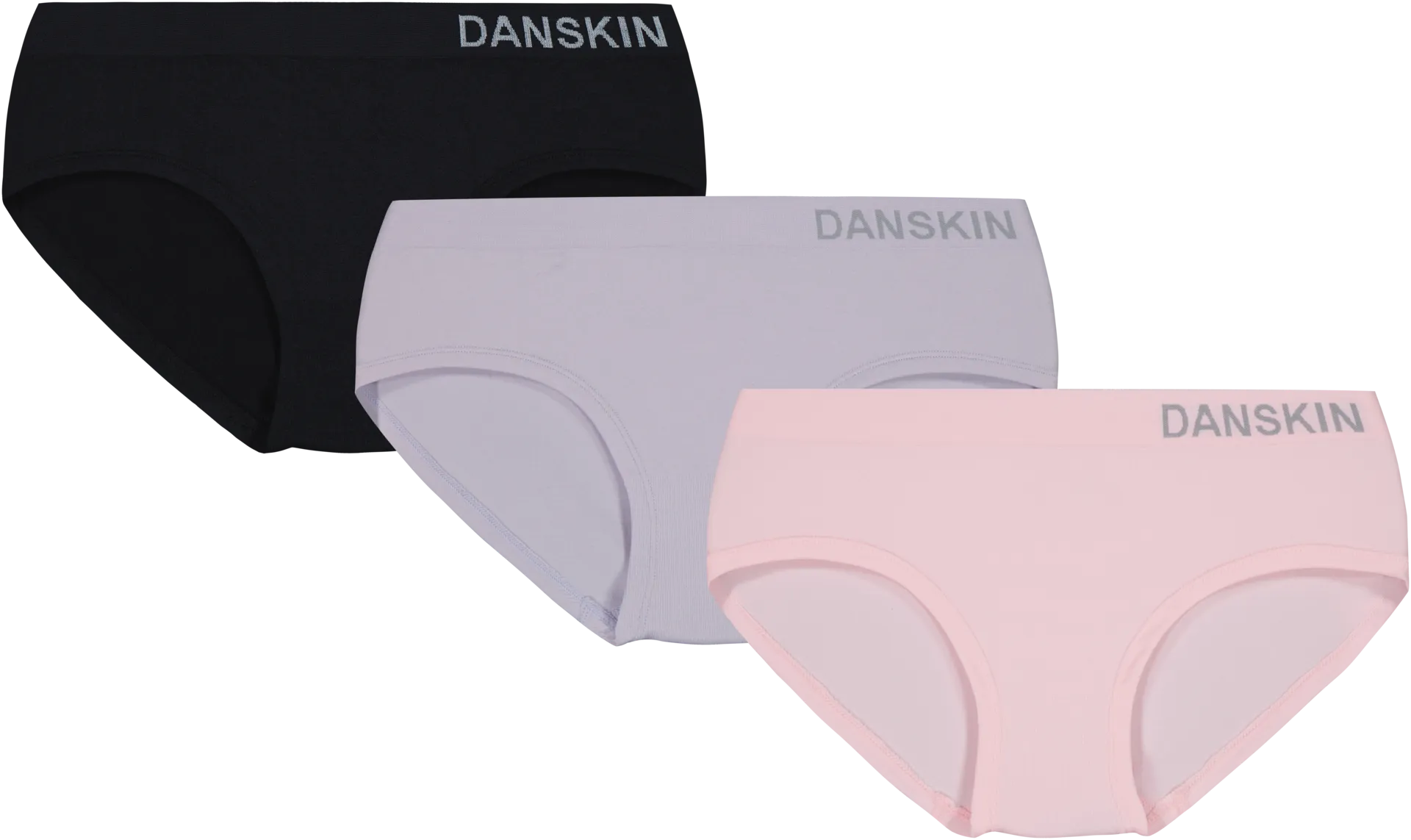 Danskin naisten hipster-alushousut 210D332436 3-pack - Multicolor - 1