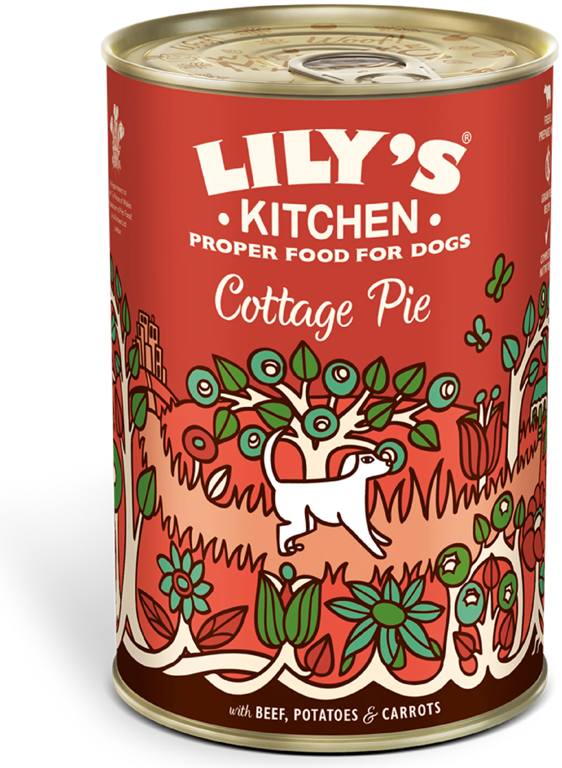 Lily's Kitchen 400g Cottage Pie sis. nautaa ja kasviksia koiranruoka