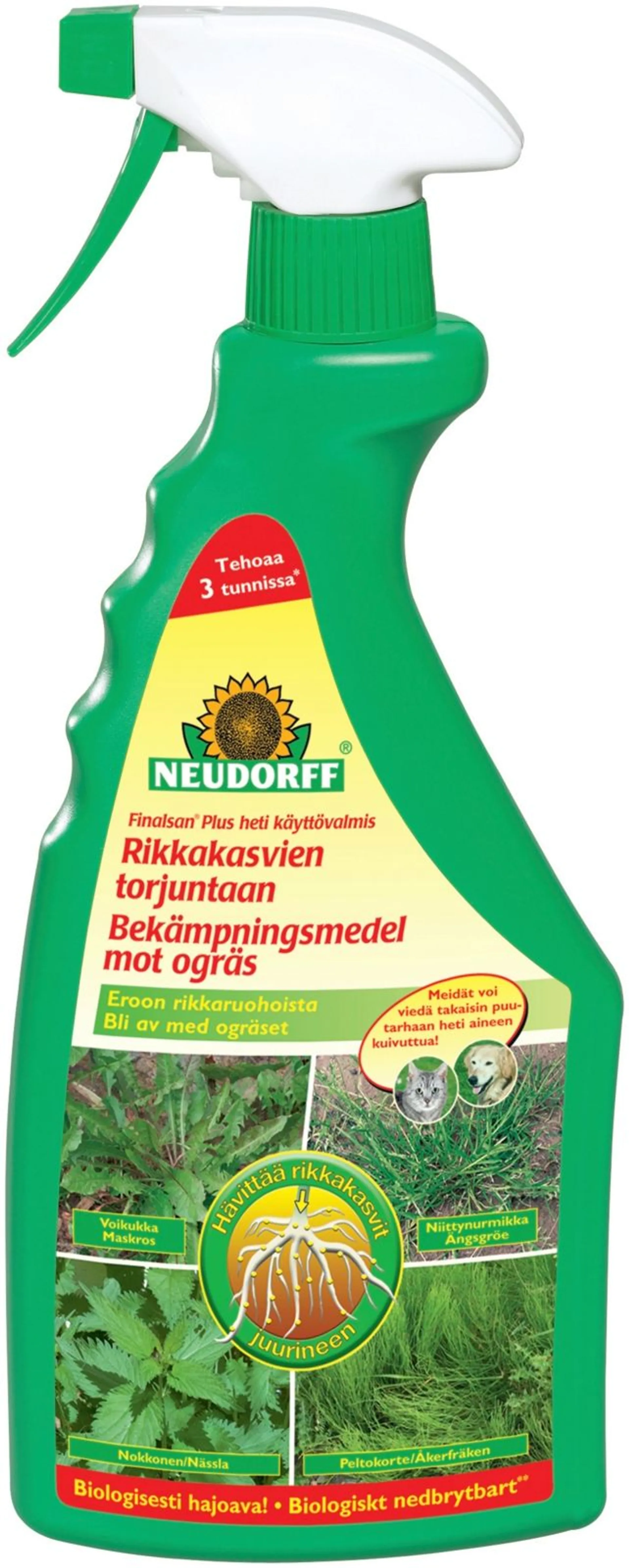 Neudorff 750ml rikkakasvien torjunta-aine Finalsan Plus heti käyttövalmis