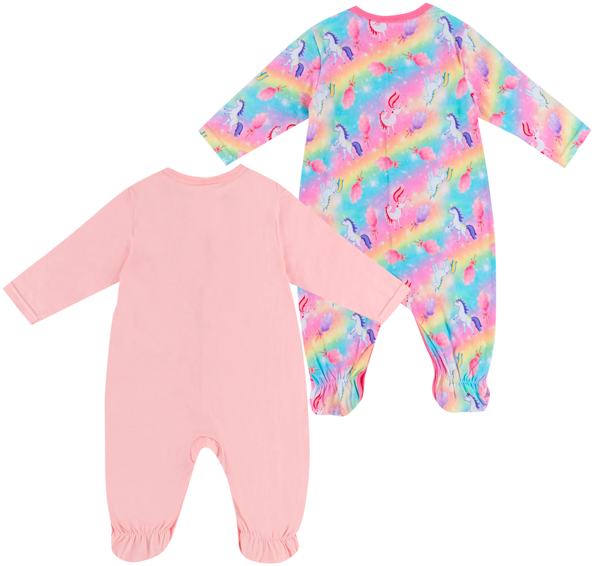 Ciraf vauvojen pyjama 250b242930 2-pack - unicorn aop / crystal rose - 2