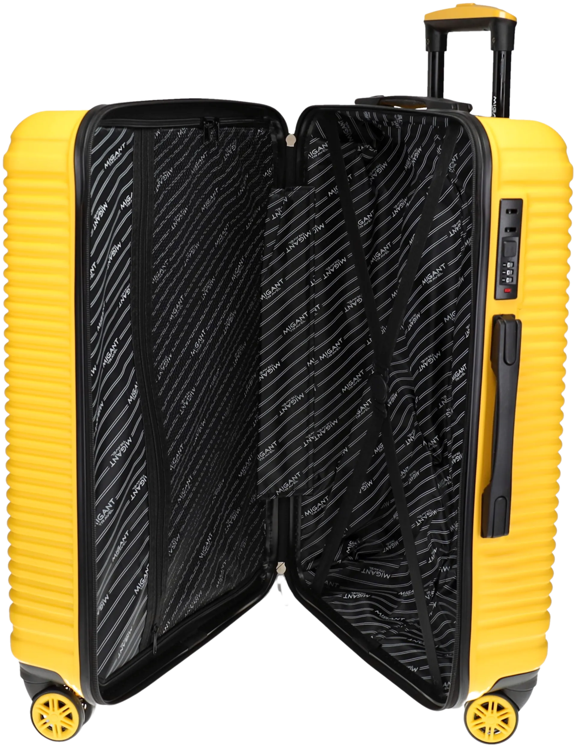 Migant matkalaukku MGT-27 65 cm keltainen - 9