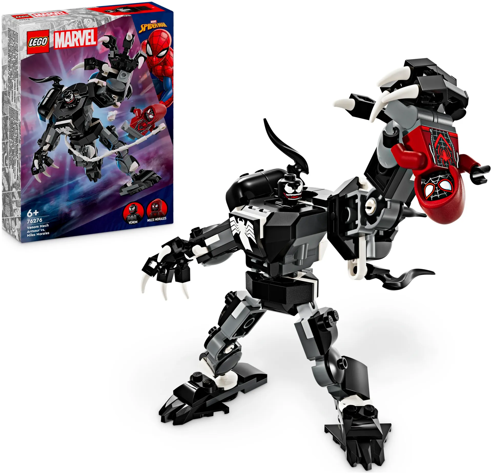 LEGO Super Heroes Marvel 76276Venom-robottiasu vastaan Miles Morales - 1