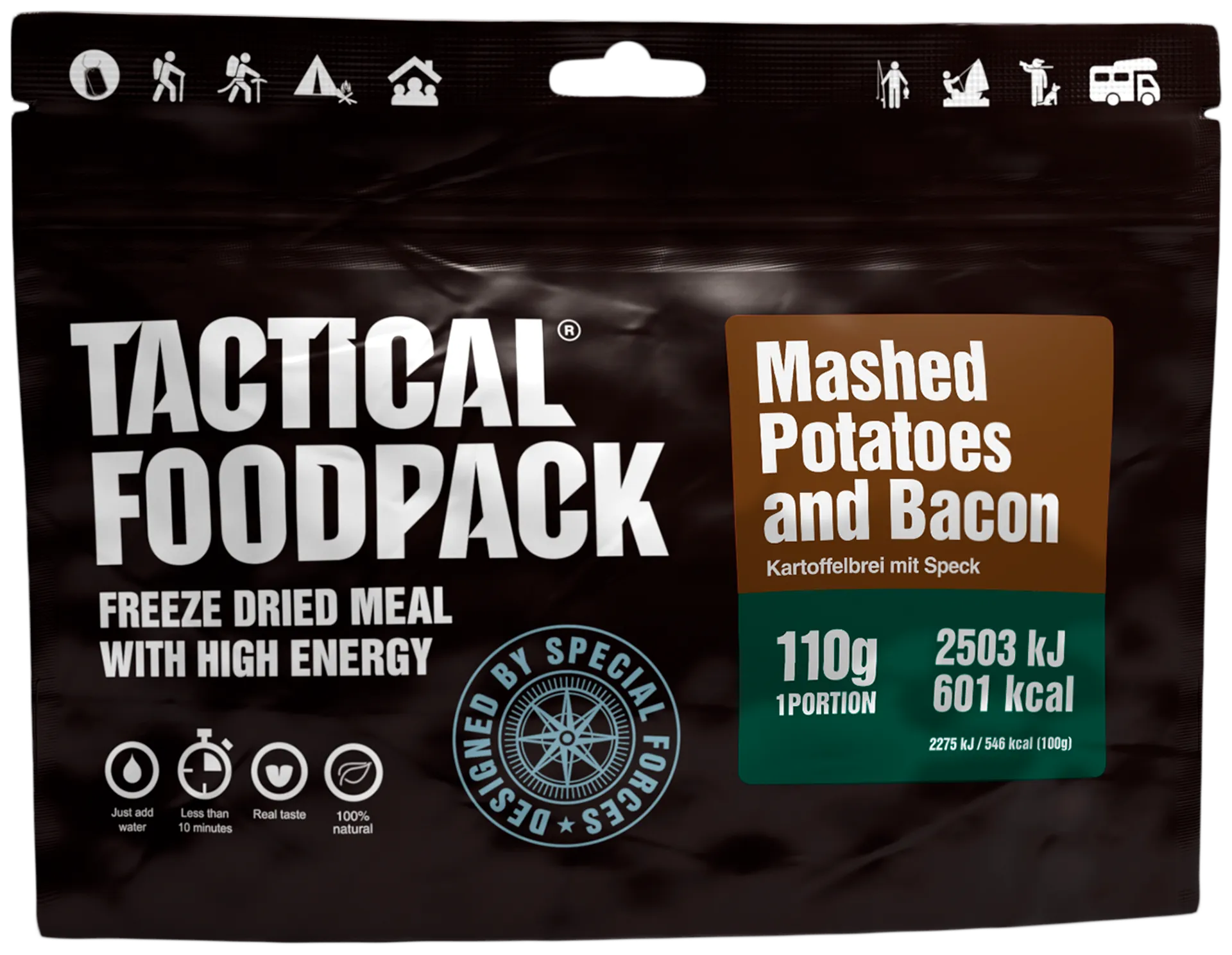 Tactical Foodpack perunamuusi pekonilla