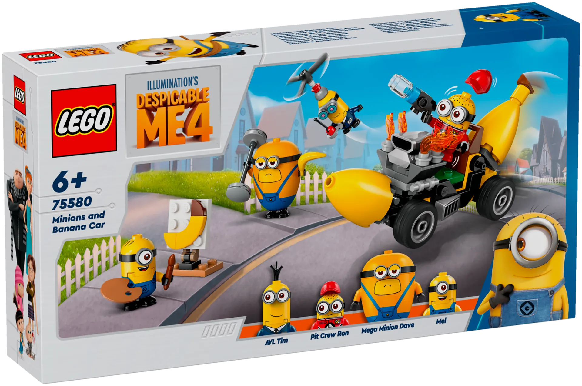 LEGO® 75580 Itse ilkimys 4 Kätyrit ja banaaniauto lelusetti - 2