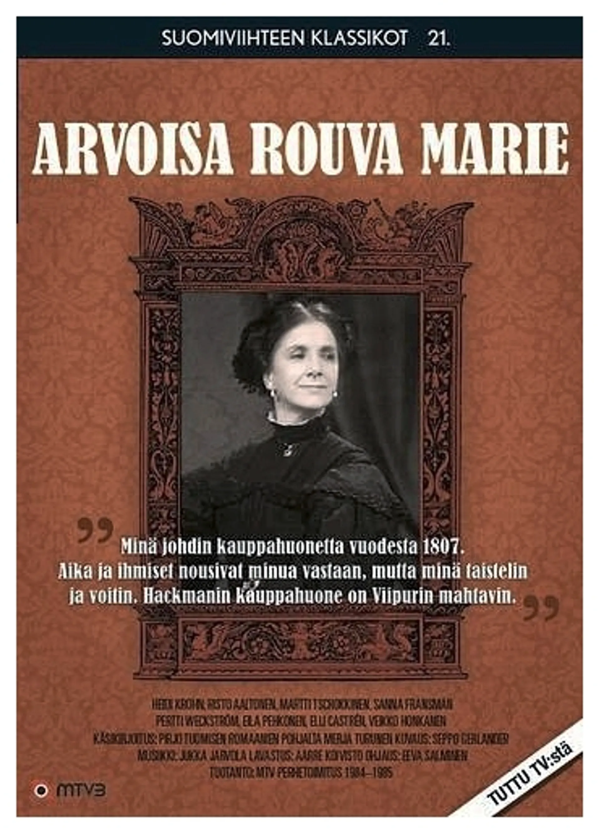 Arvoisa rouva Marie - Suomiviihteen klassikot 21. DVD