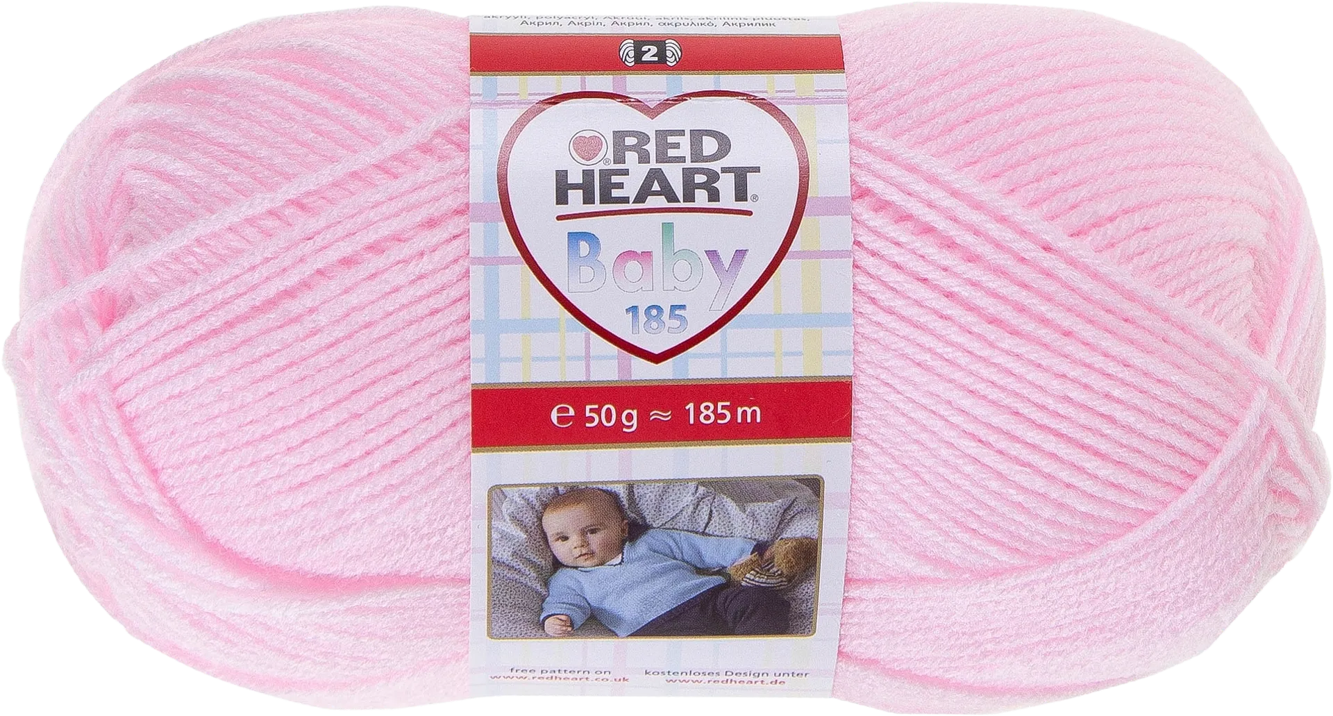 Prym Red Heart neulelanka Baby 50g punainen