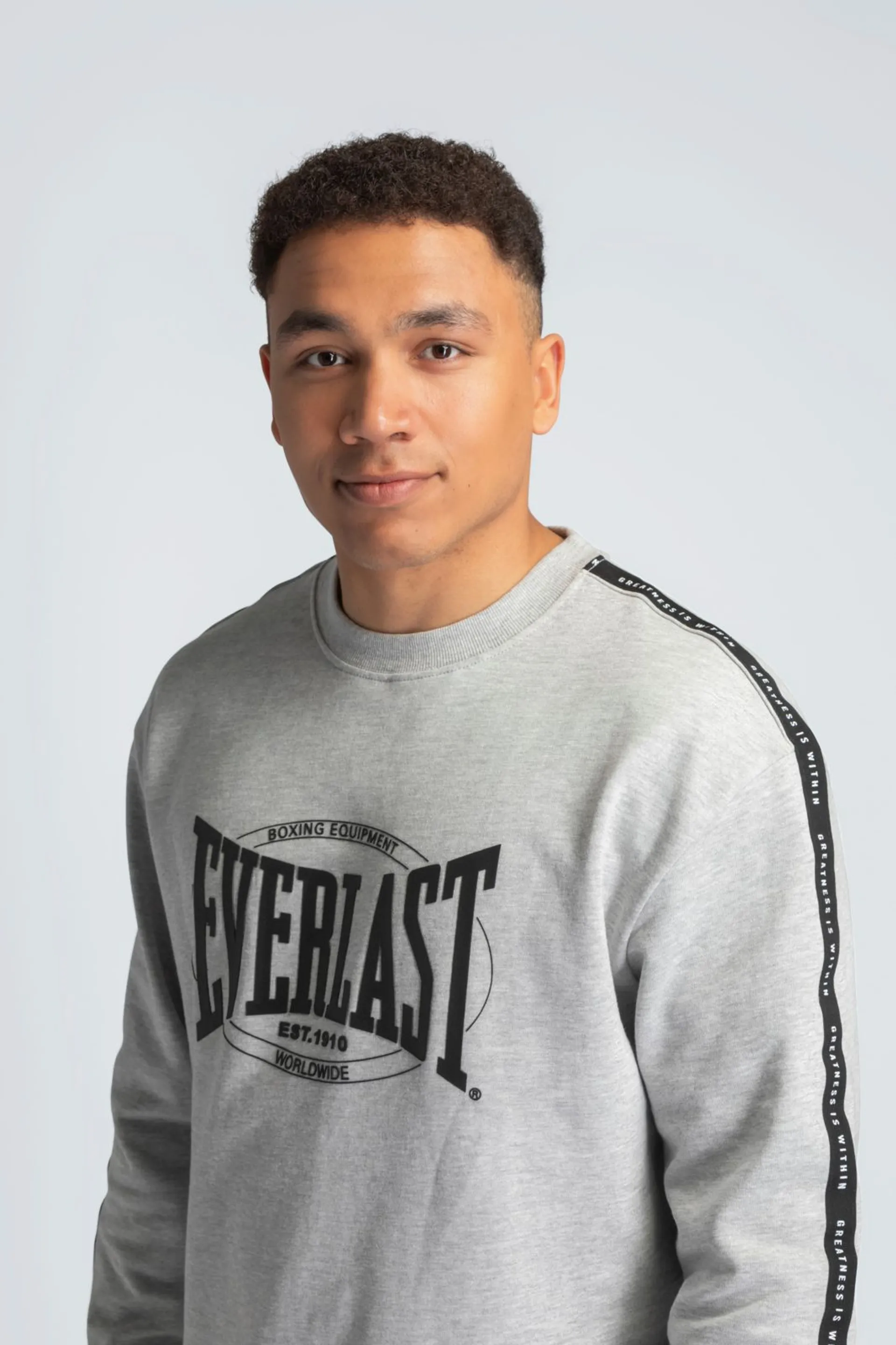 Everlast miesten collegepusero EV20017 - Grey - 4