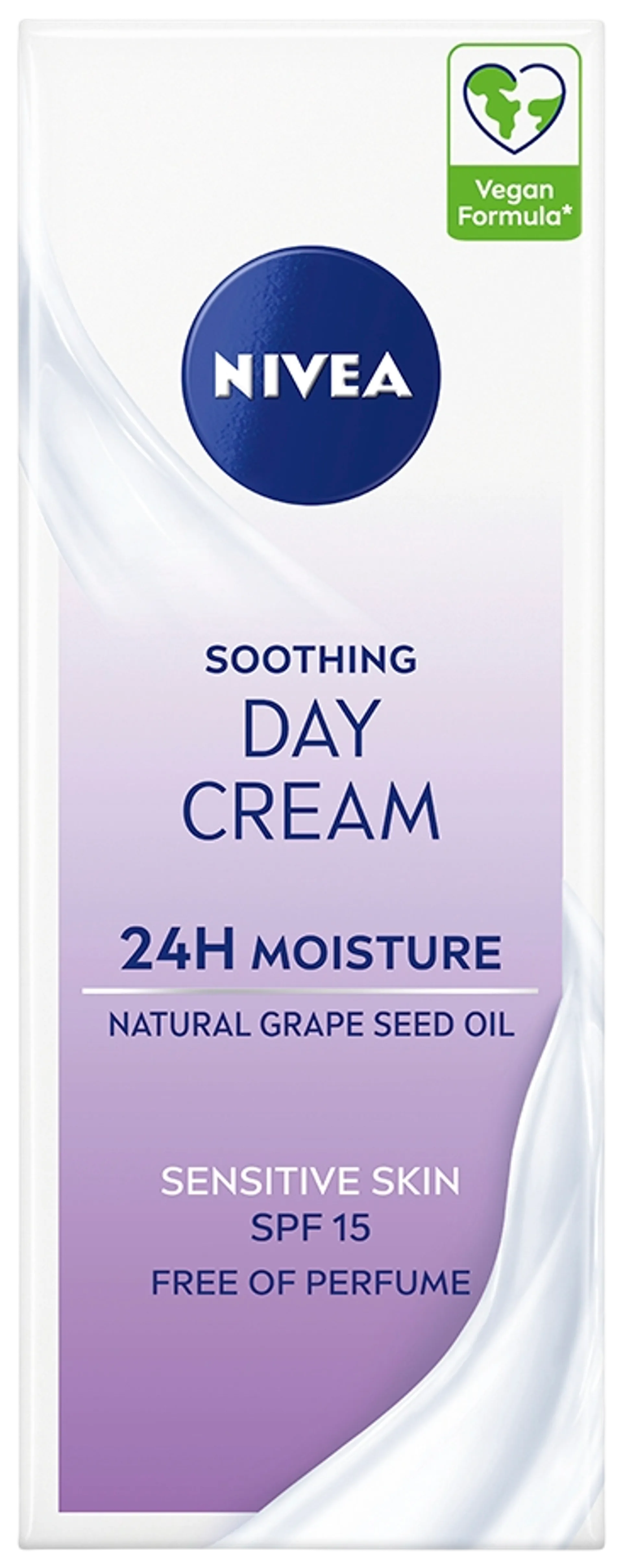 NIVEA 50ml Soothing Day Cream SK15 -päivävoide - 1