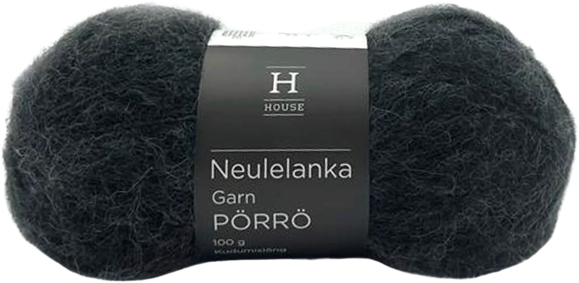 House lanka mohair-villa-akryyli Pörrö 100 g Dark Grey 23328