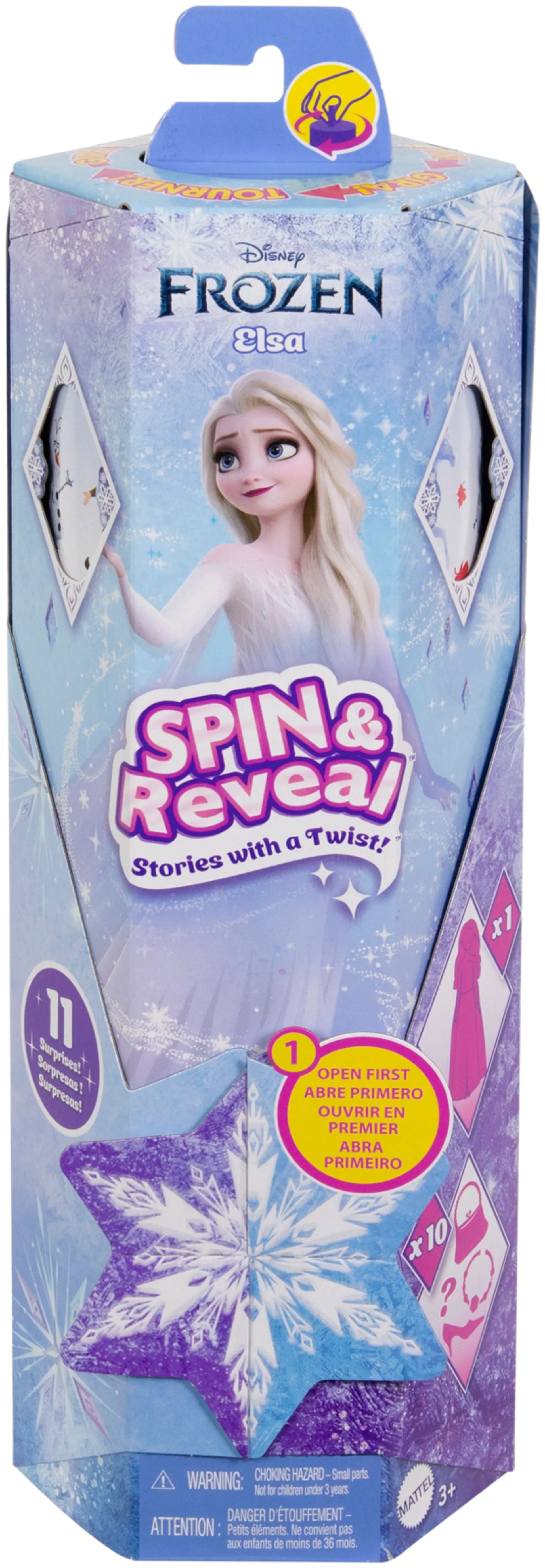 Disney Frozen Fashion Reveal Elsa -muotinukke - 4