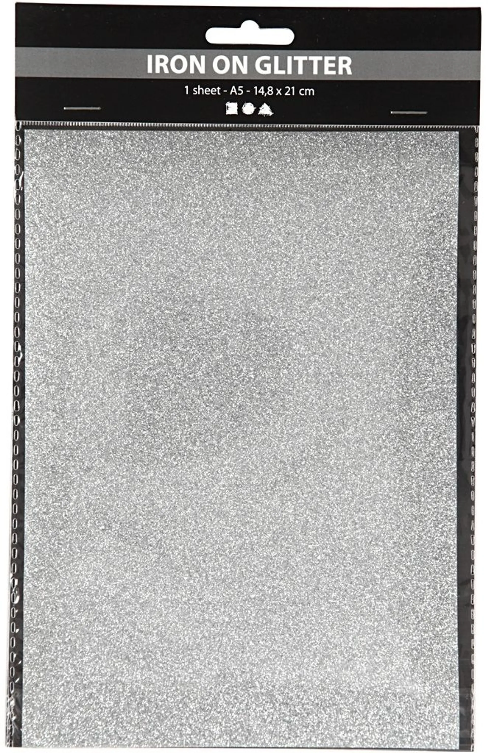 Silityskalvo, A5 14,8x21 cm, hopea, kimalle, 1ark