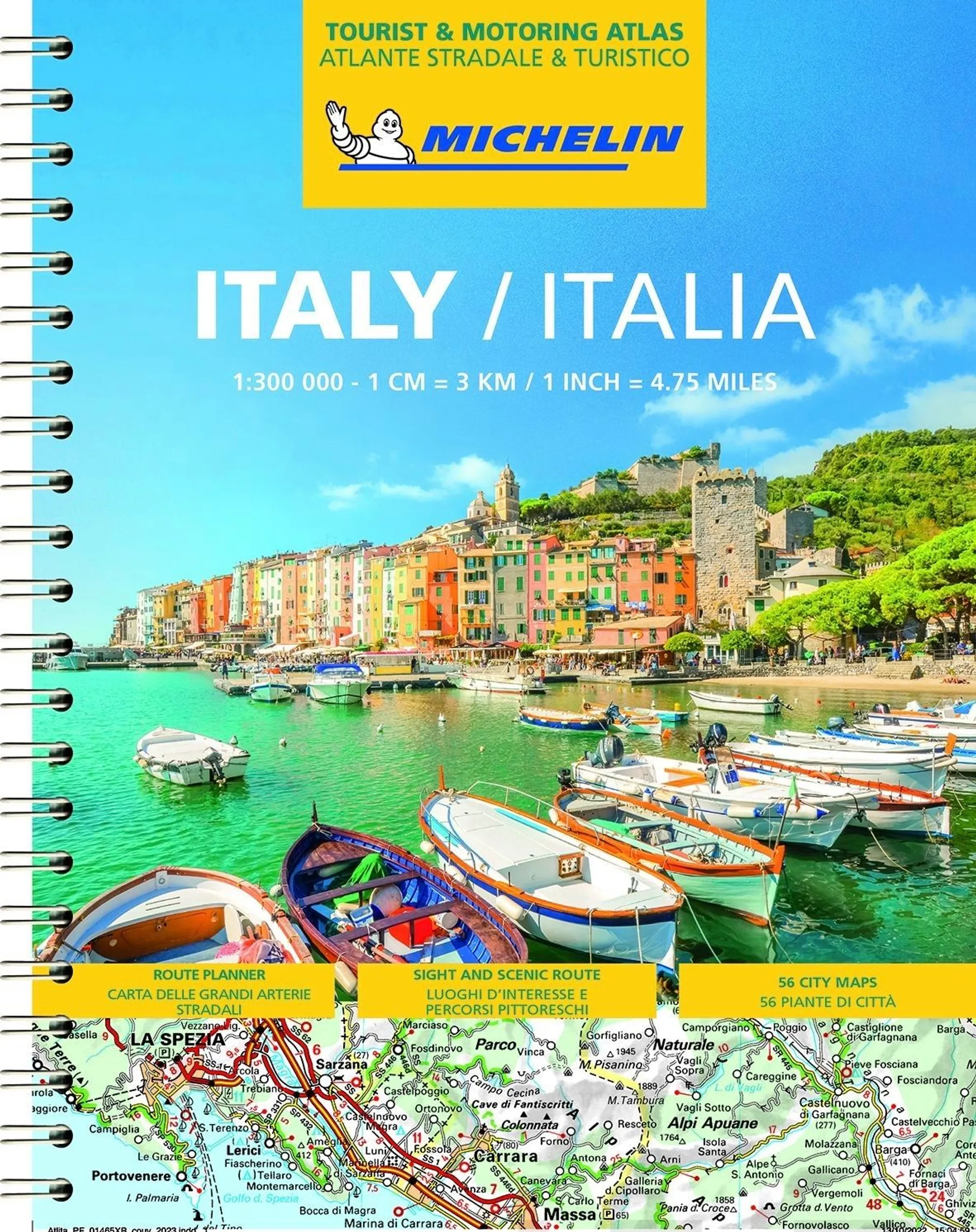 Italy, Michelin Tourist & Motoring Atlas / Italia, Michelin tiekartasto