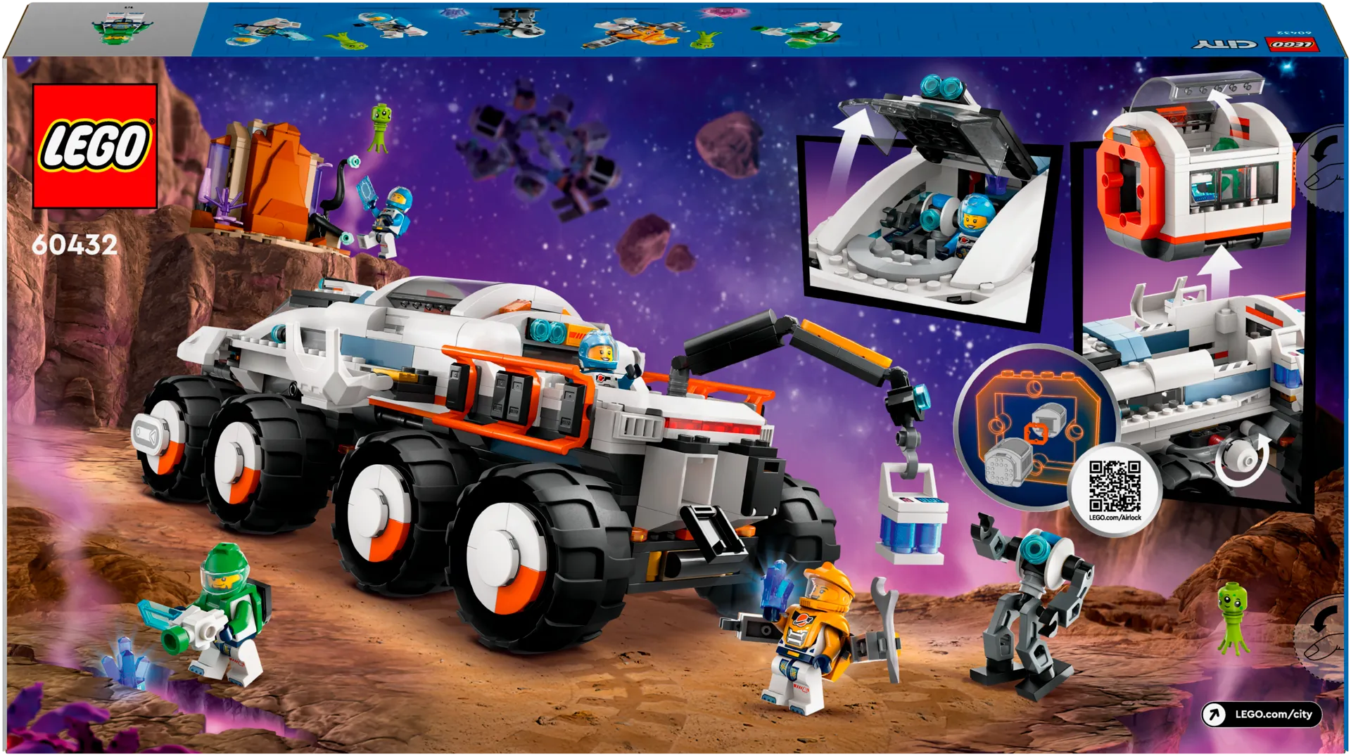 LEGO City Space 60432 Johtoyksikön kulkija ja nosturivarsi - 3