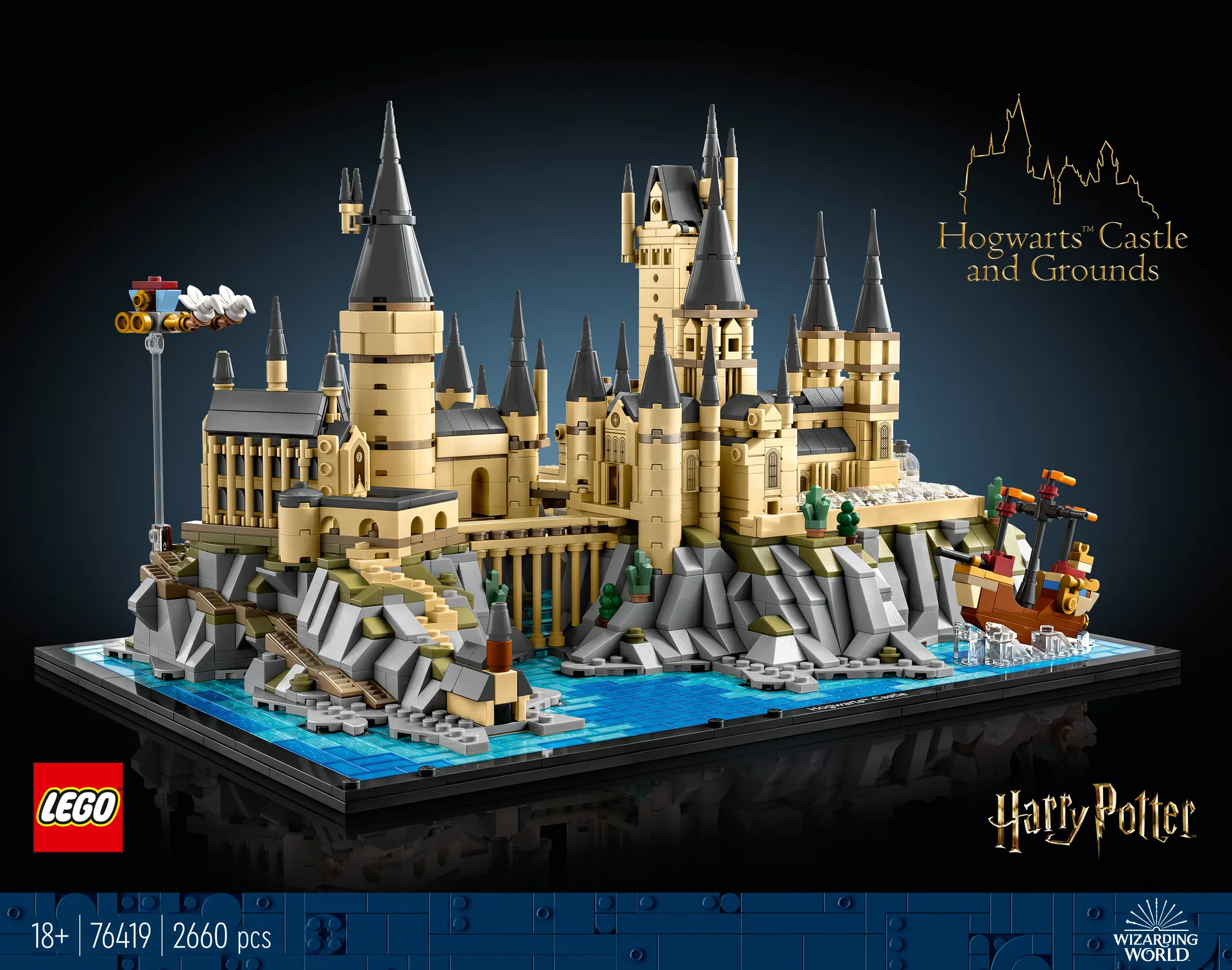 LEGO Harry Potter TM 76419 Tylypahkan linna ja maat - 3