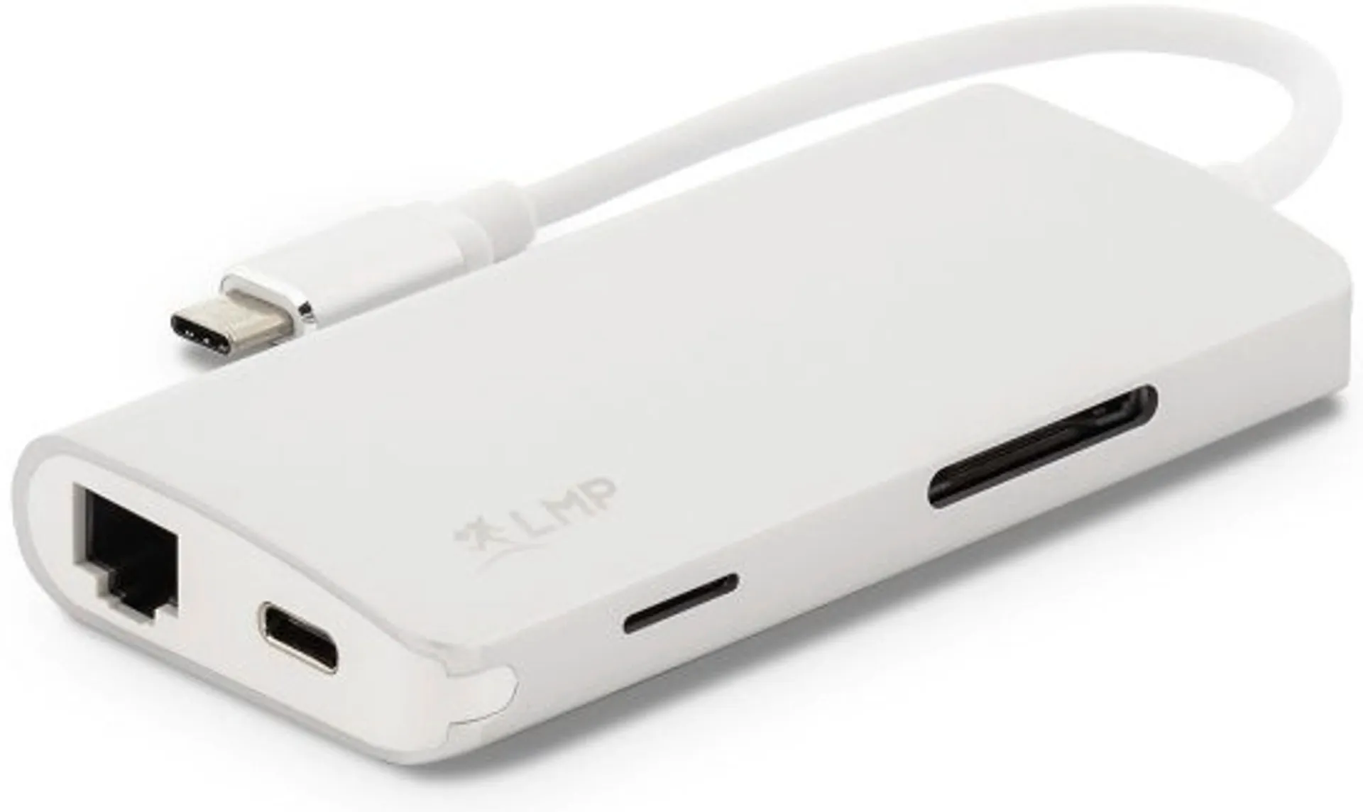 LMP USB-C mini Dock HDMI 3x USB 3.0 Ethernet SD/MicroSD USB-C charging Hopea - 2