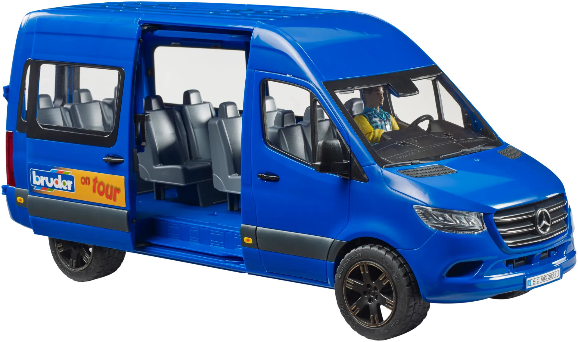 Bruder Mercedes-Benz Sprinter pakettiauto ja kuljettaja - 4