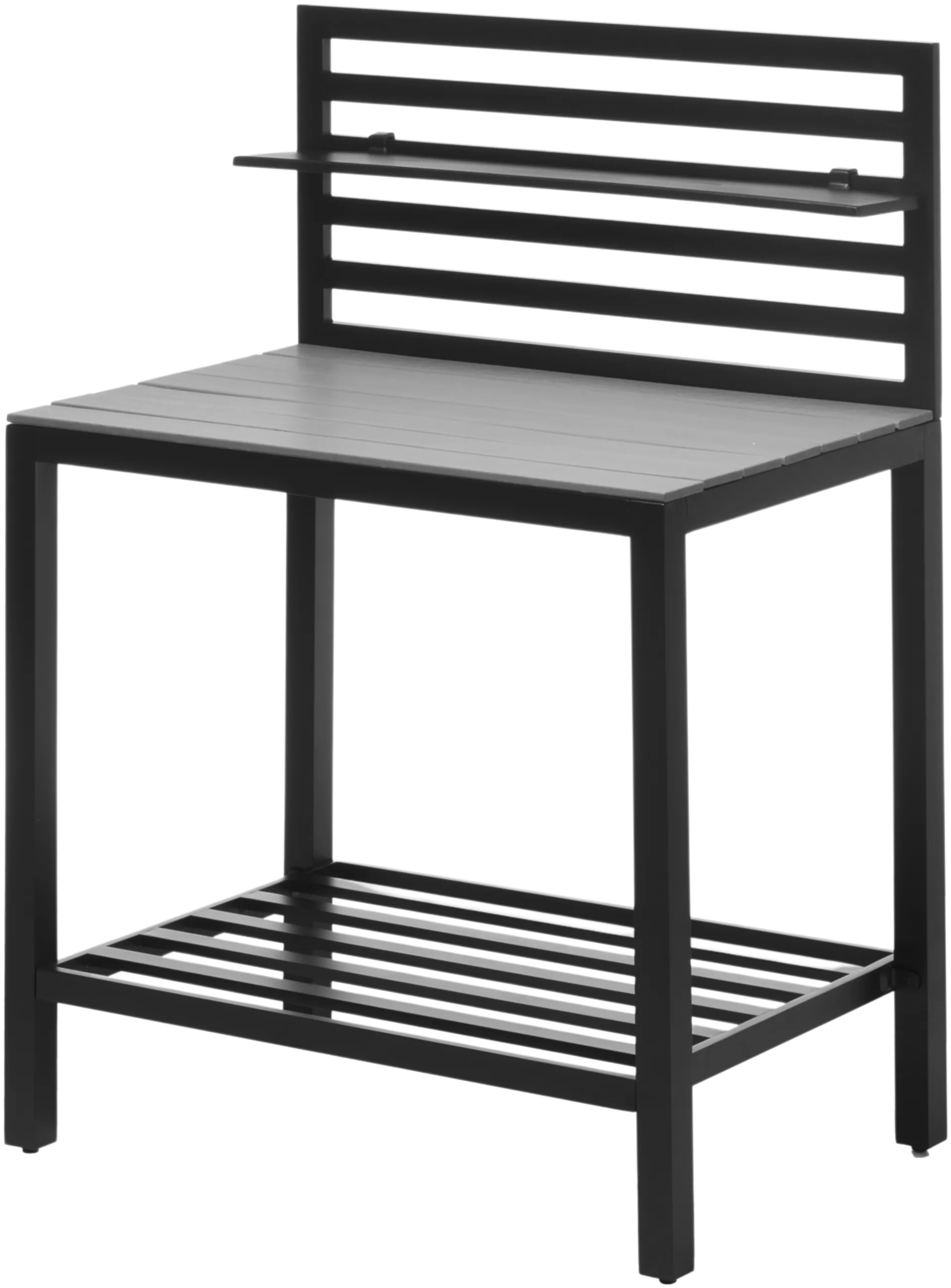 4Living Kesäkeittiön pöytä musta 90x60x127cm - 1