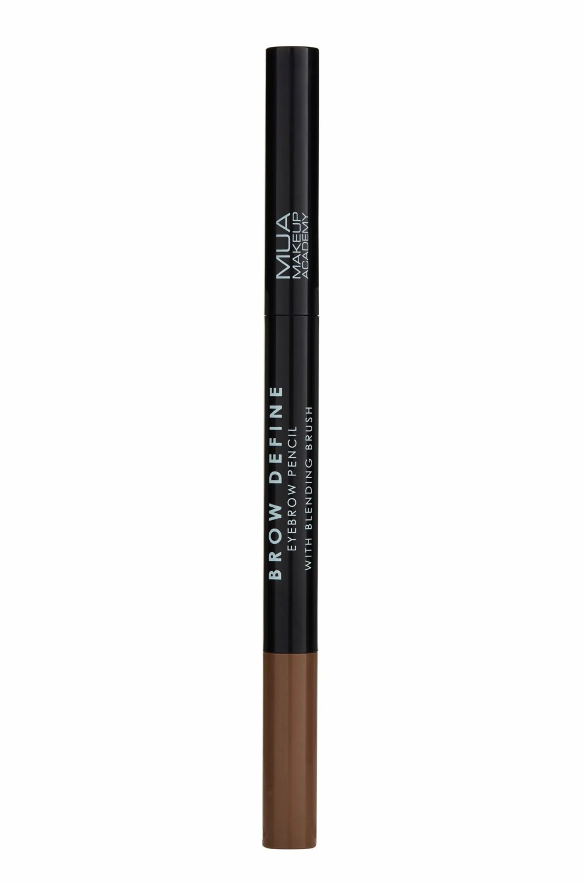 MUA Make Up Academy Brow Define Eyebrow Pencil with Blending Brush Mid Brown kulmakynä - 1