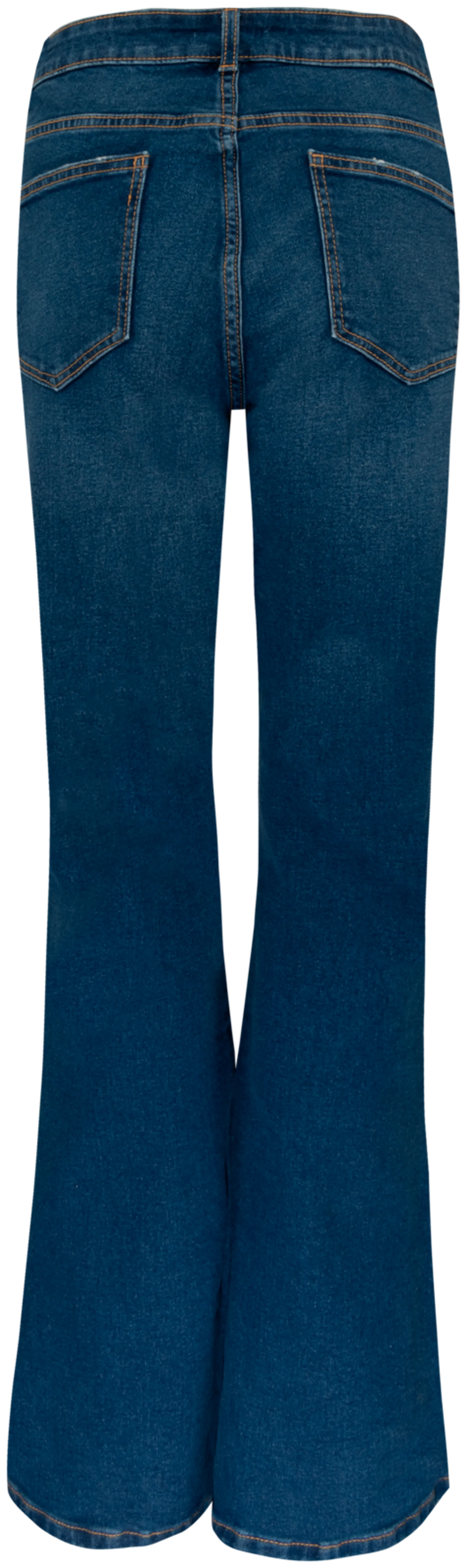 TEX naisten farkut Bootcut I970182 - Navy - 2