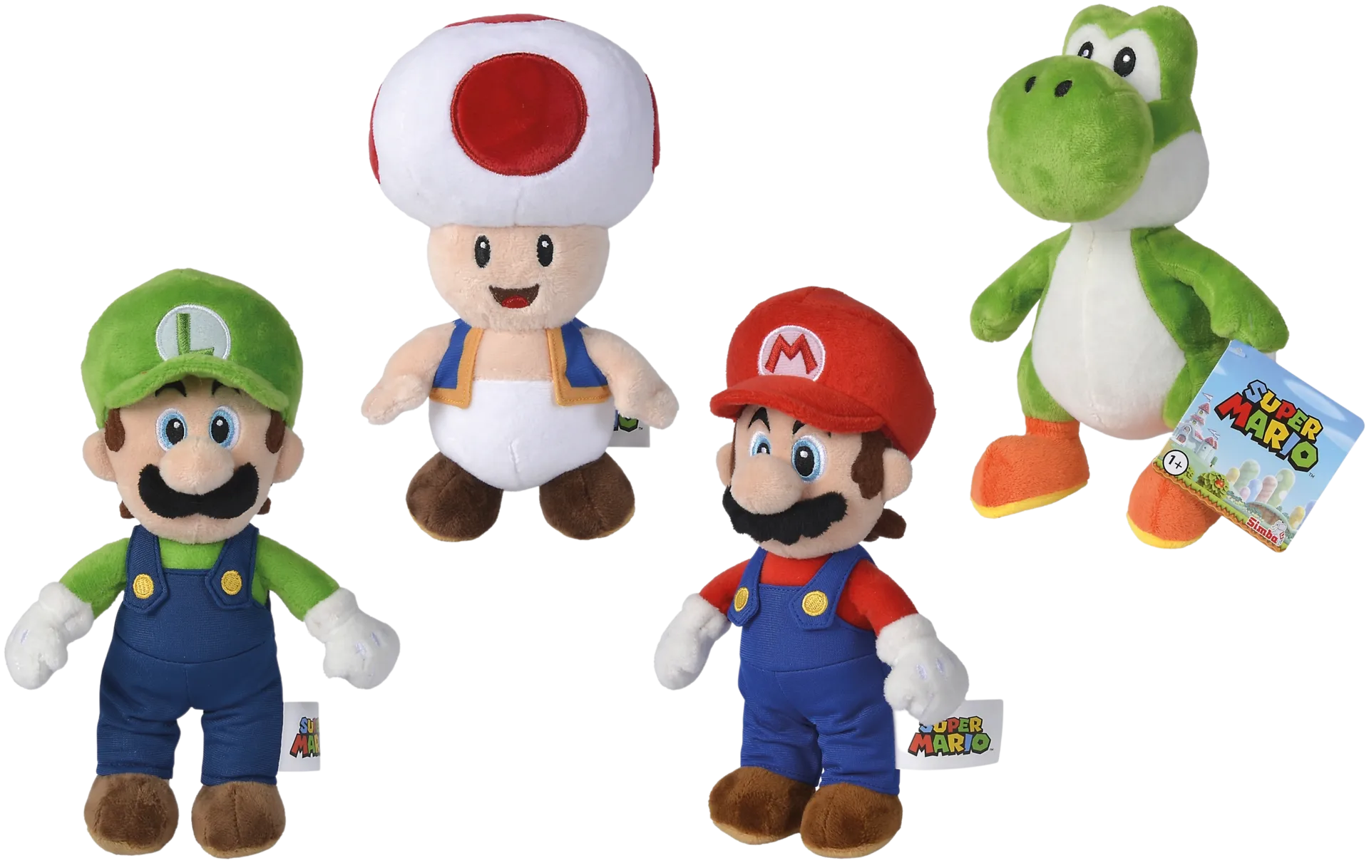 Super Mario ja ystävät pehmo 20 cm