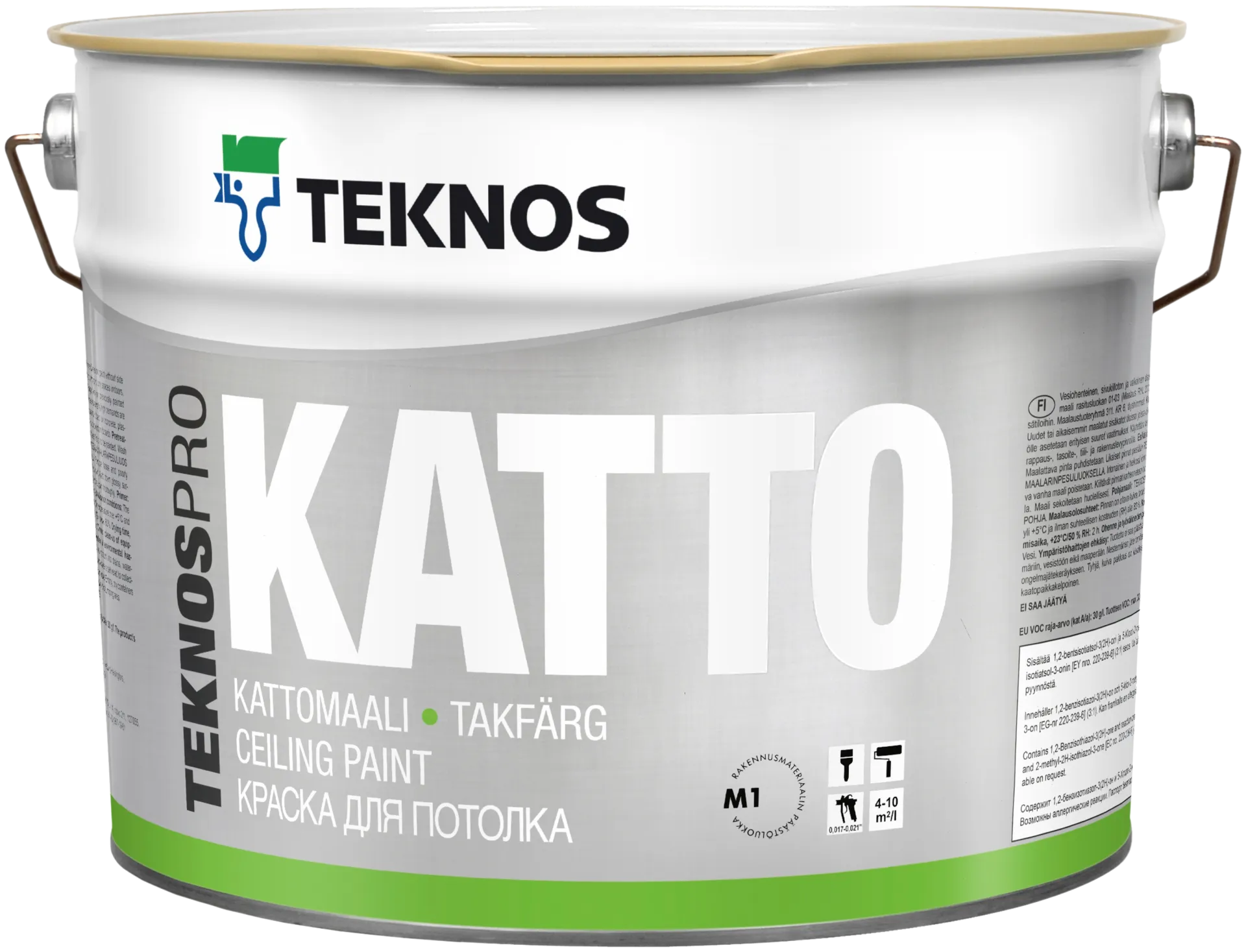 Teknos Teknospro katto 9l valkoinen sävytettävissä täyshimmeä