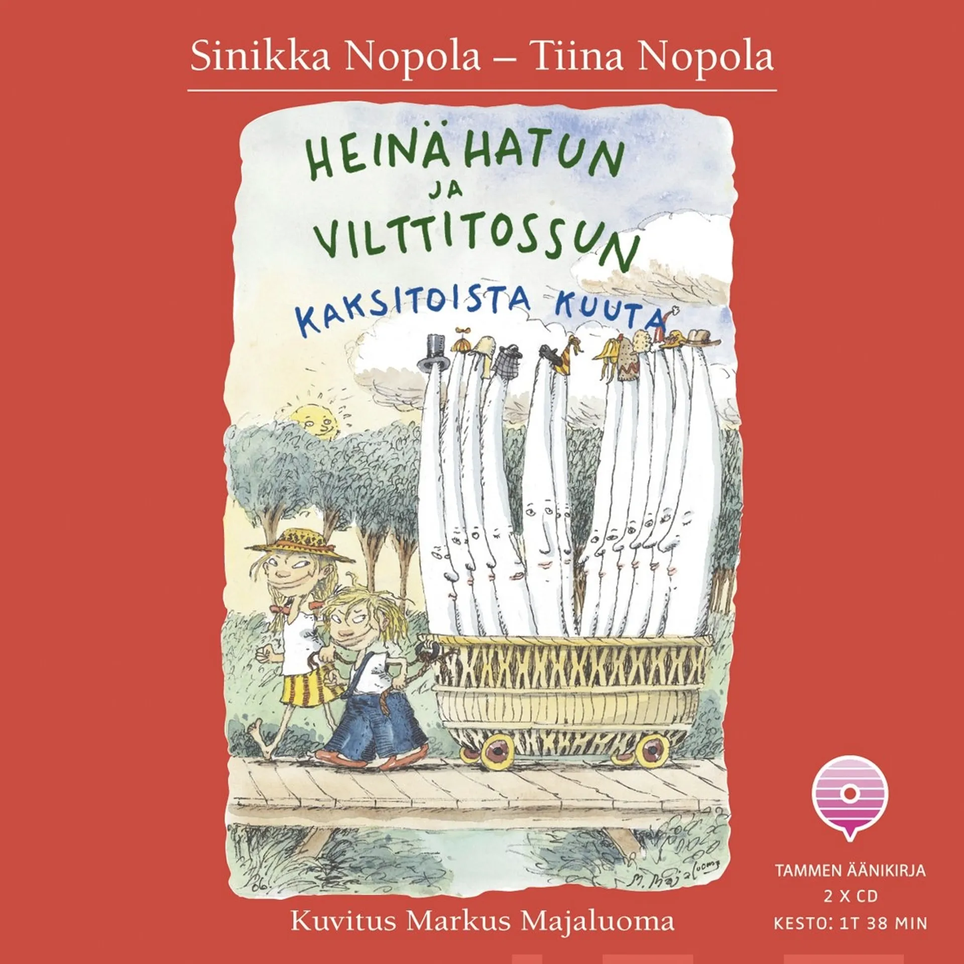 Heinähatun ja Vilttitossun kaksitoista kuuta (2 cd)