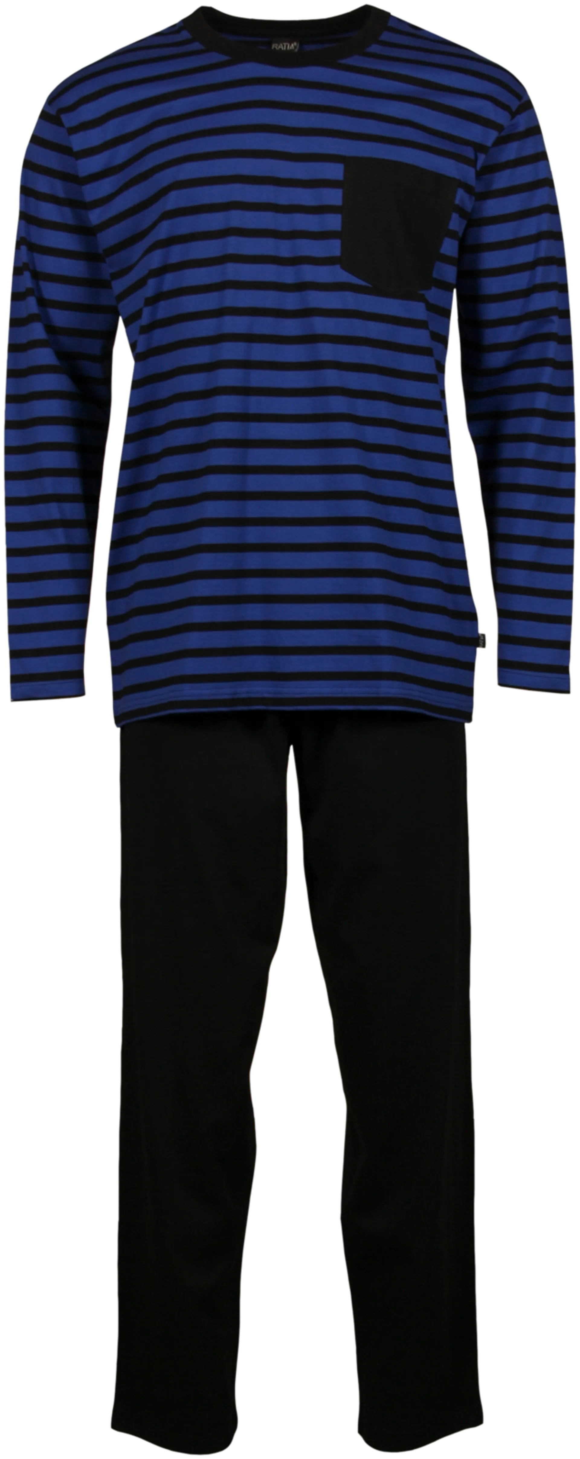 RATIA miesten pyjama - sininen-musta - 1