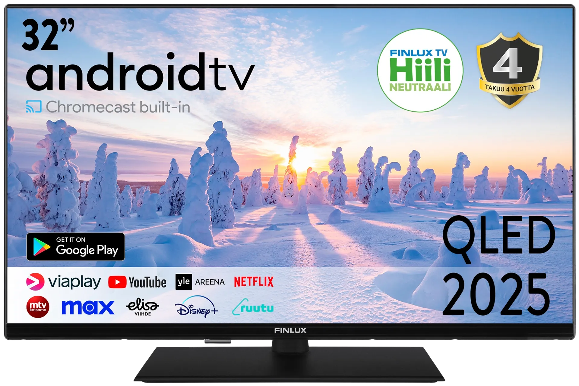 Finlux 32" FullHD Android QLED Smart TV 32G10.2ACI - 1