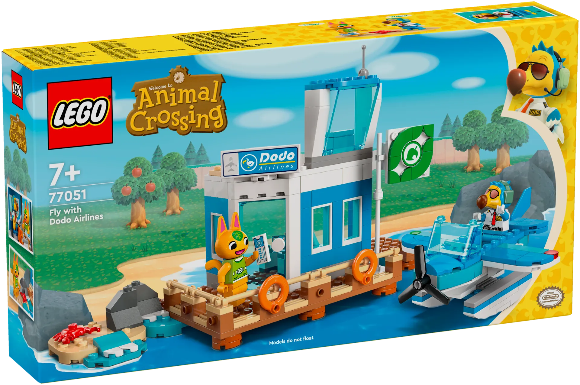 LEGO® Animal Crossing™ 77051 - Dodo Airlines kutsuu lennolle - 2