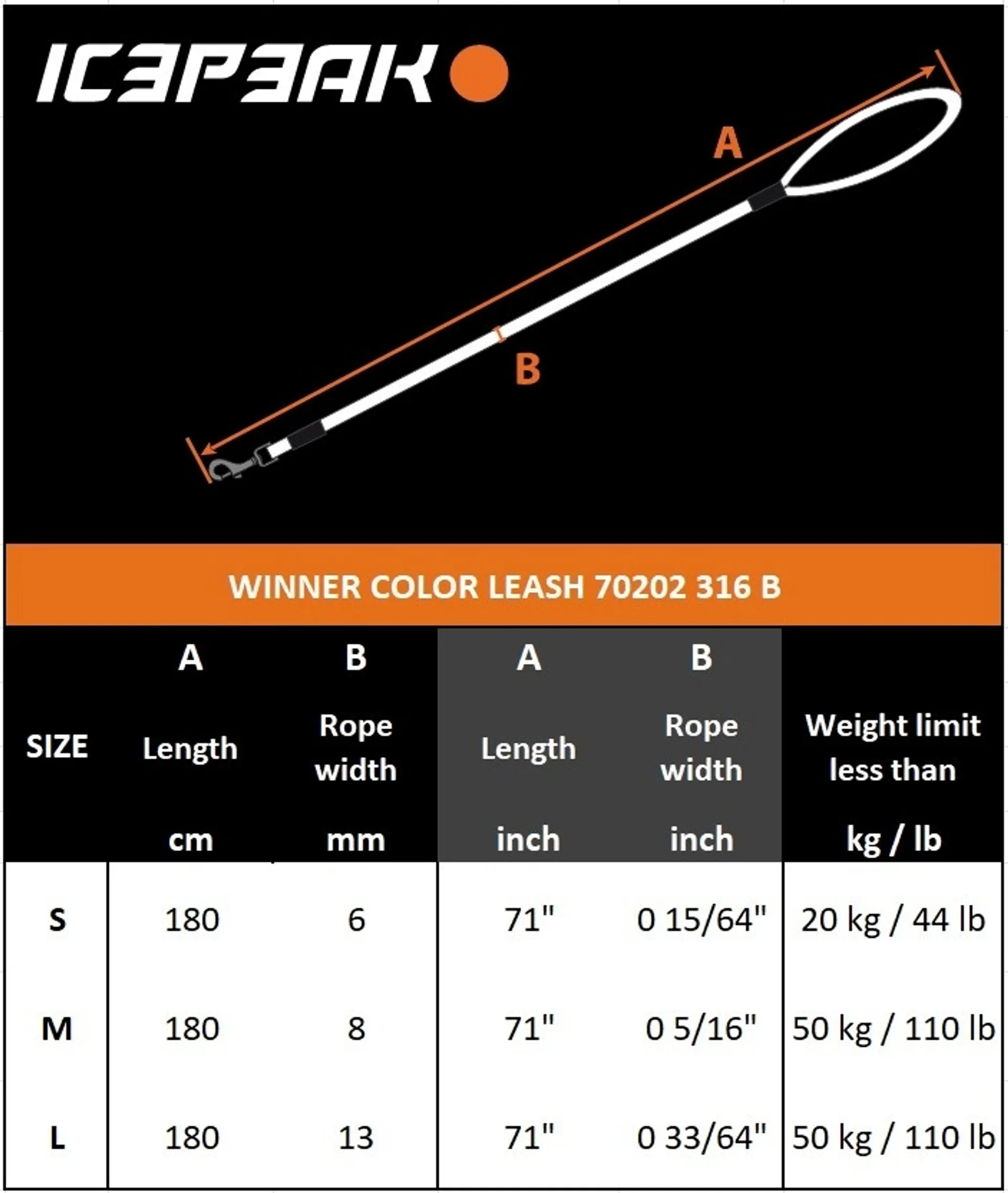 Icepeak Winner Color talutin S oranssi - 2