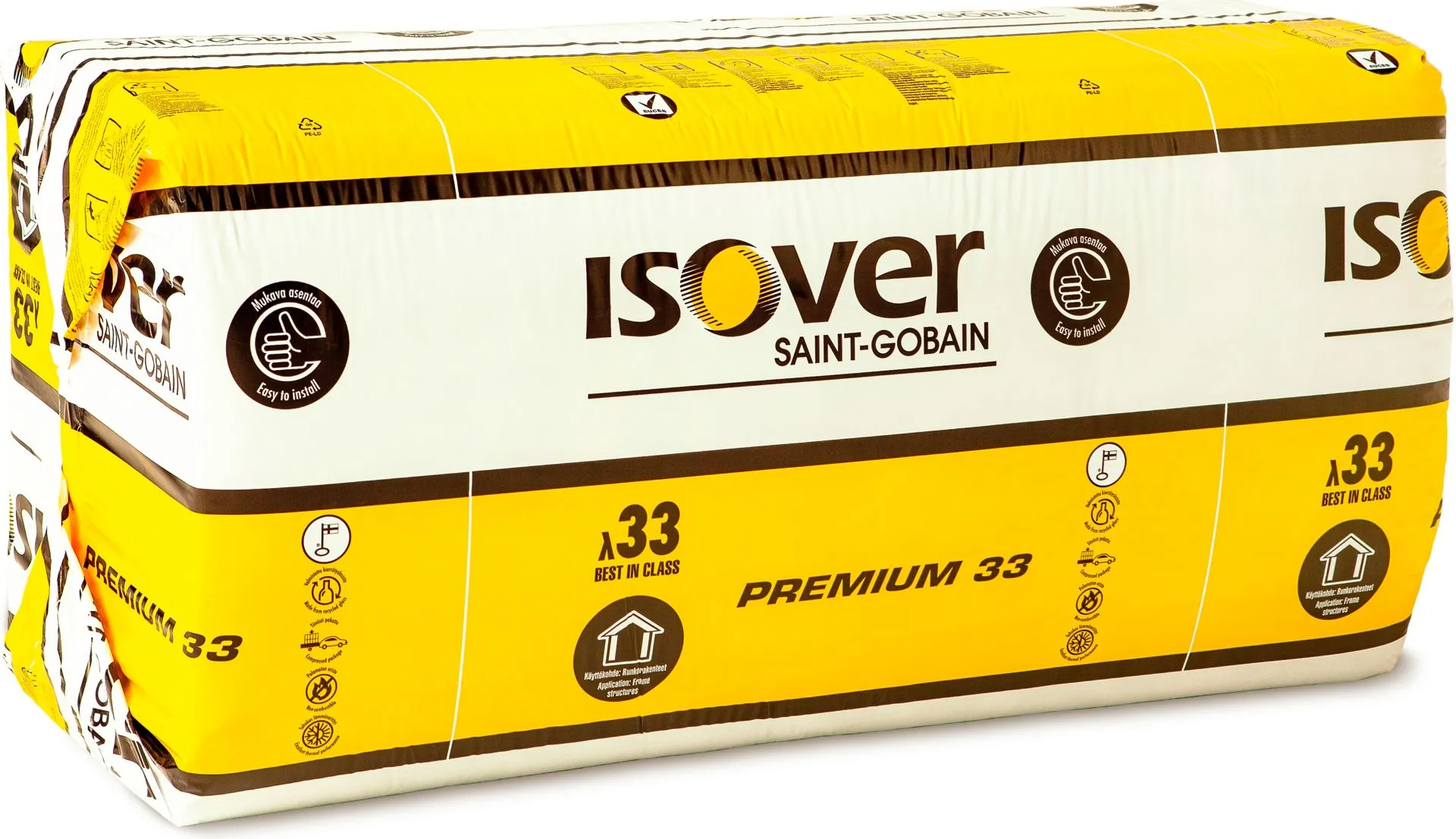 Isover premium 33 125x560x870