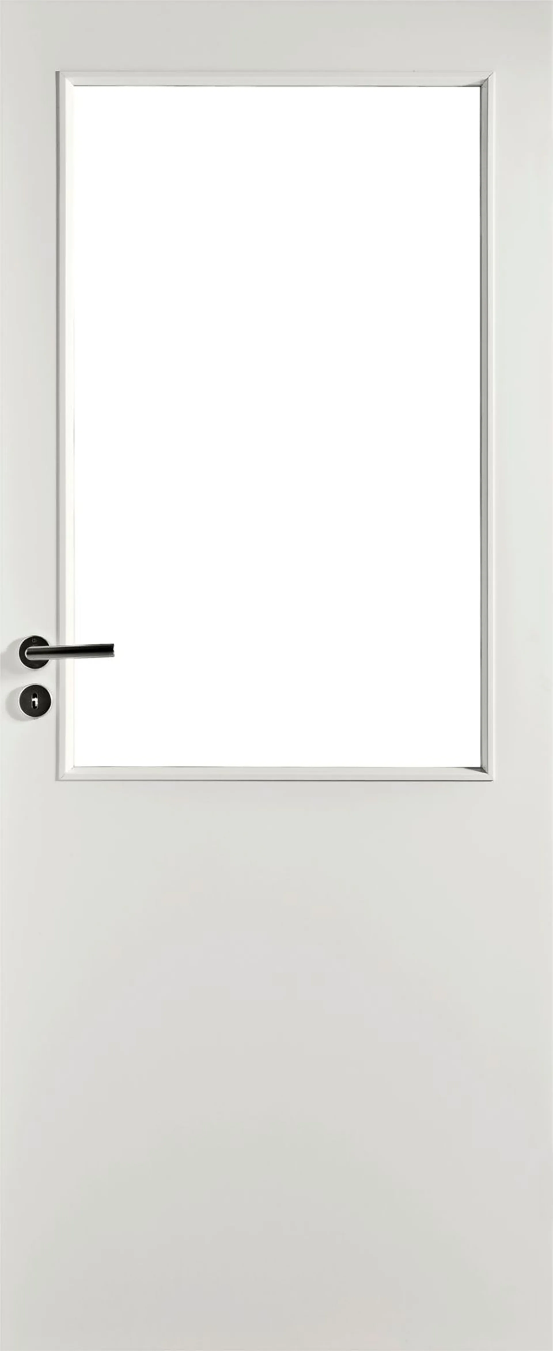 JELD-WEN Easy 205/L 10x21 oikea maalattu valkoinen kirkas lasi kevytlaakaovi