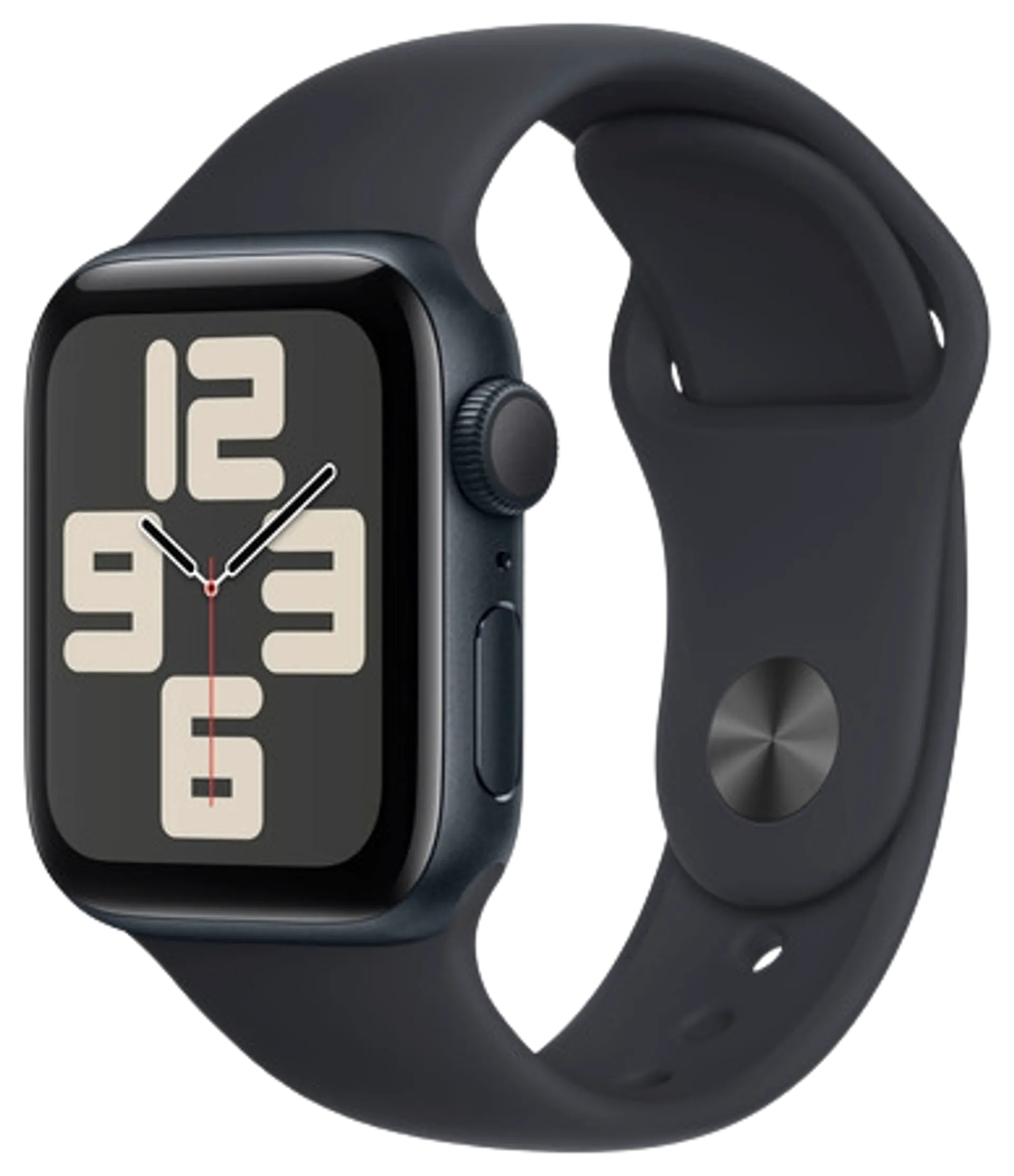 Apple watch SE GPS 40mm keskiyönsininen alumiinikotelo keskiyönsininen urheiluranneke - M/L MR9Y3KS/A