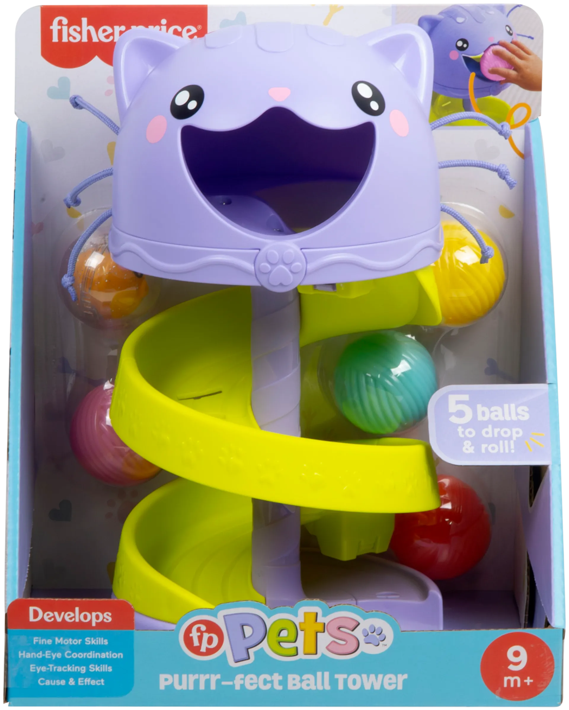 Fisher-Price Kitty Ball Tower Kissatorni ja pallot - 4