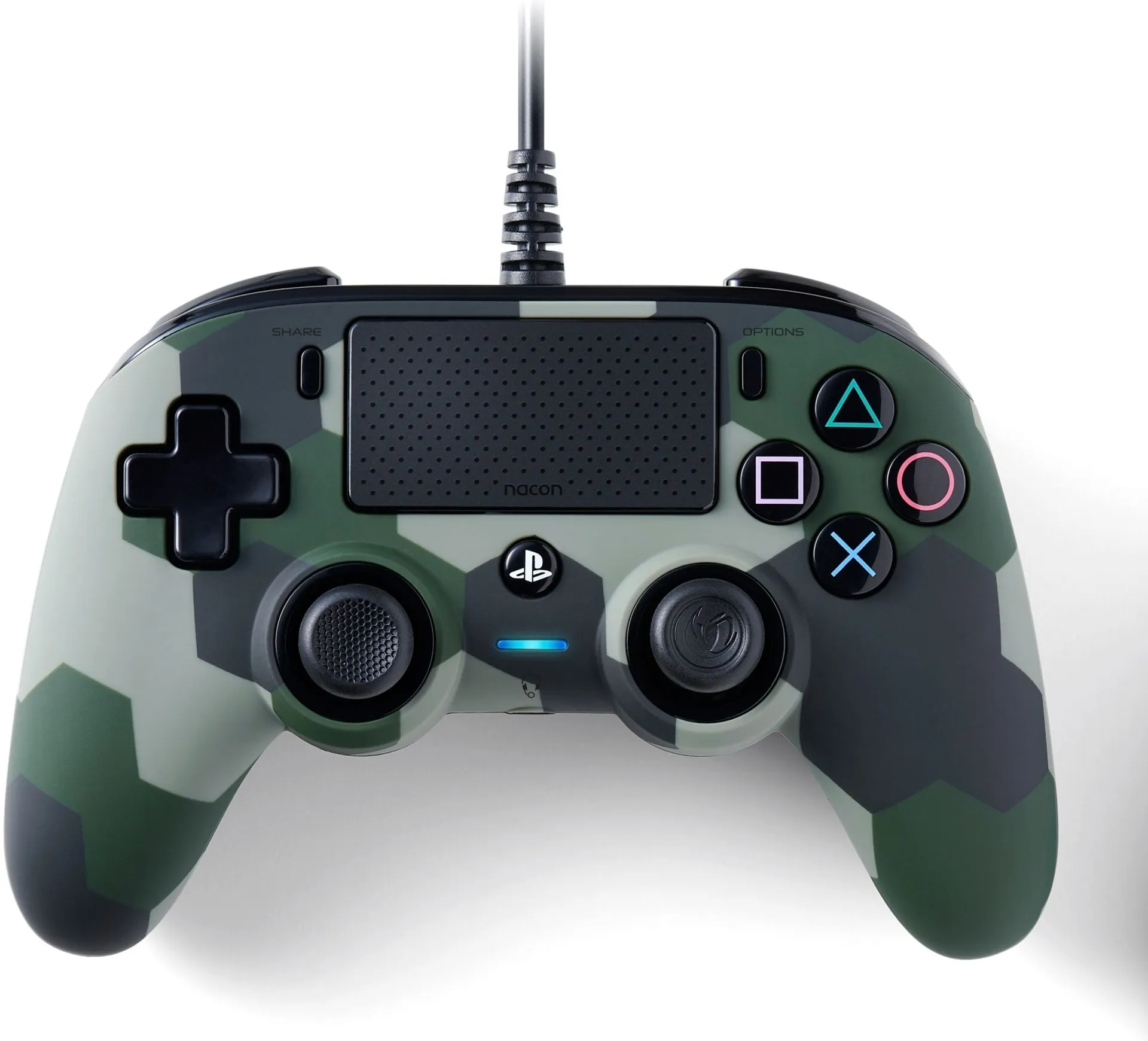 Nacon PS4 peliohjain langallinen  camo-vihreä - 2