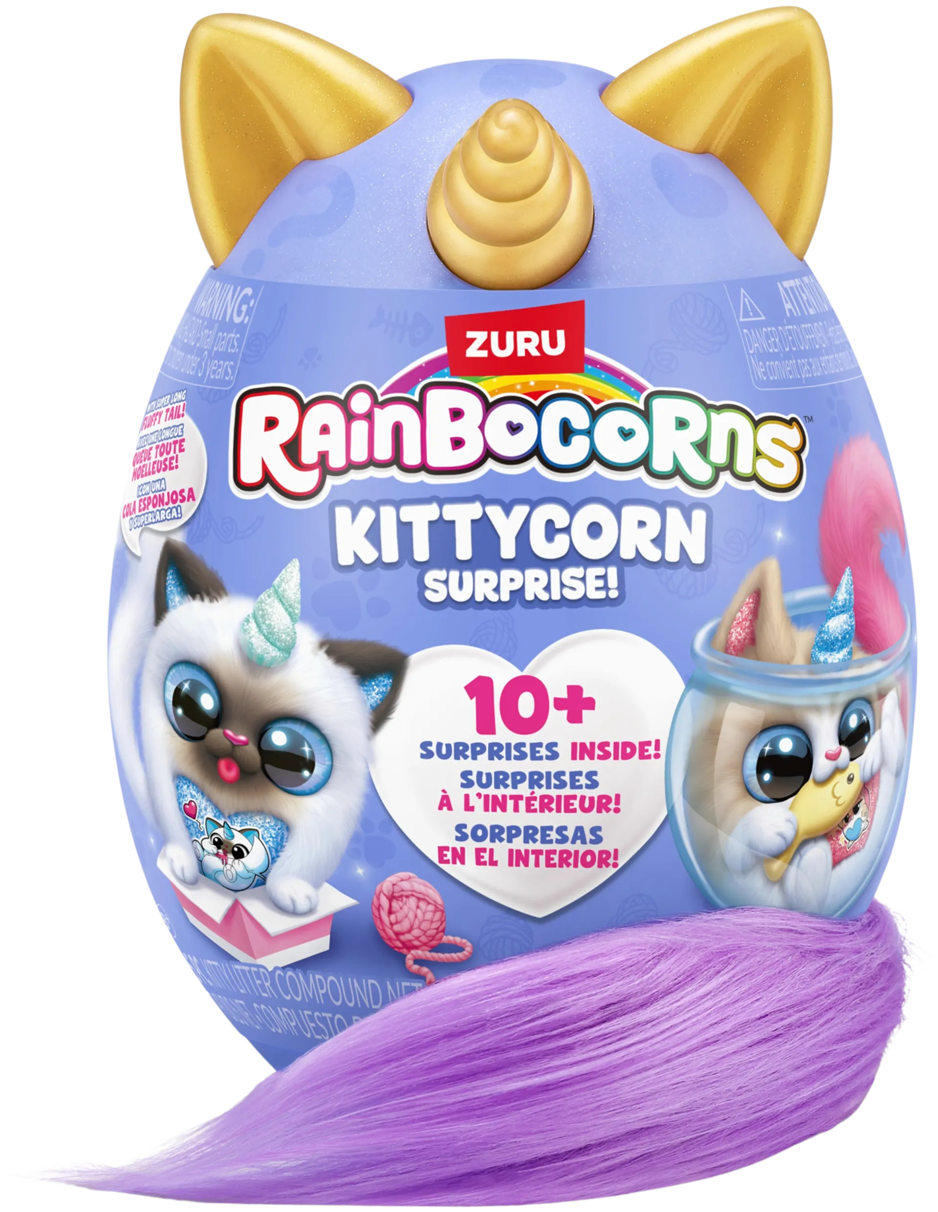 Rainbocorns pehmokissa Kittycorn Surprise, erilaisia - 3