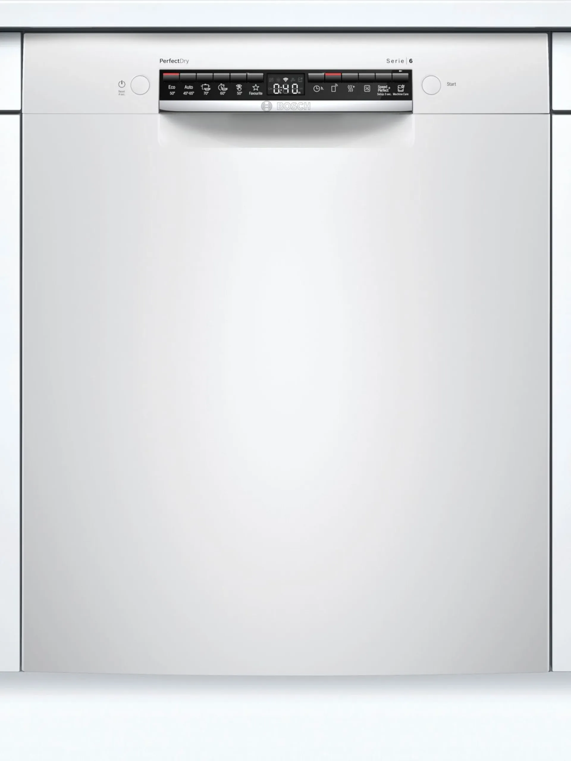 Bosch astianpesukone työtason alle sijoitettava Serie 6  SMU6ZCW01S 60 cm valkoinen - 1