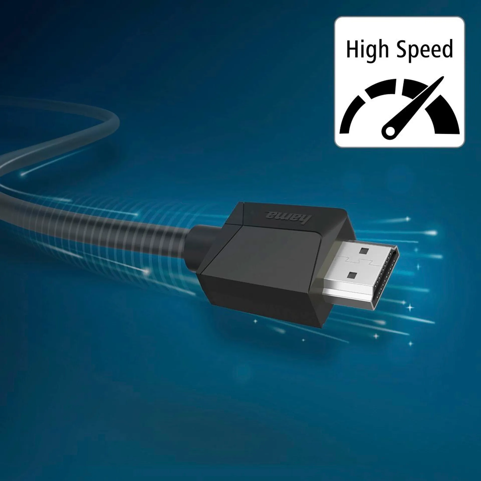 Hama High-Speed HDMI™ Cable, 4K, uros - uros, Ethernet, 1,5 m - 4