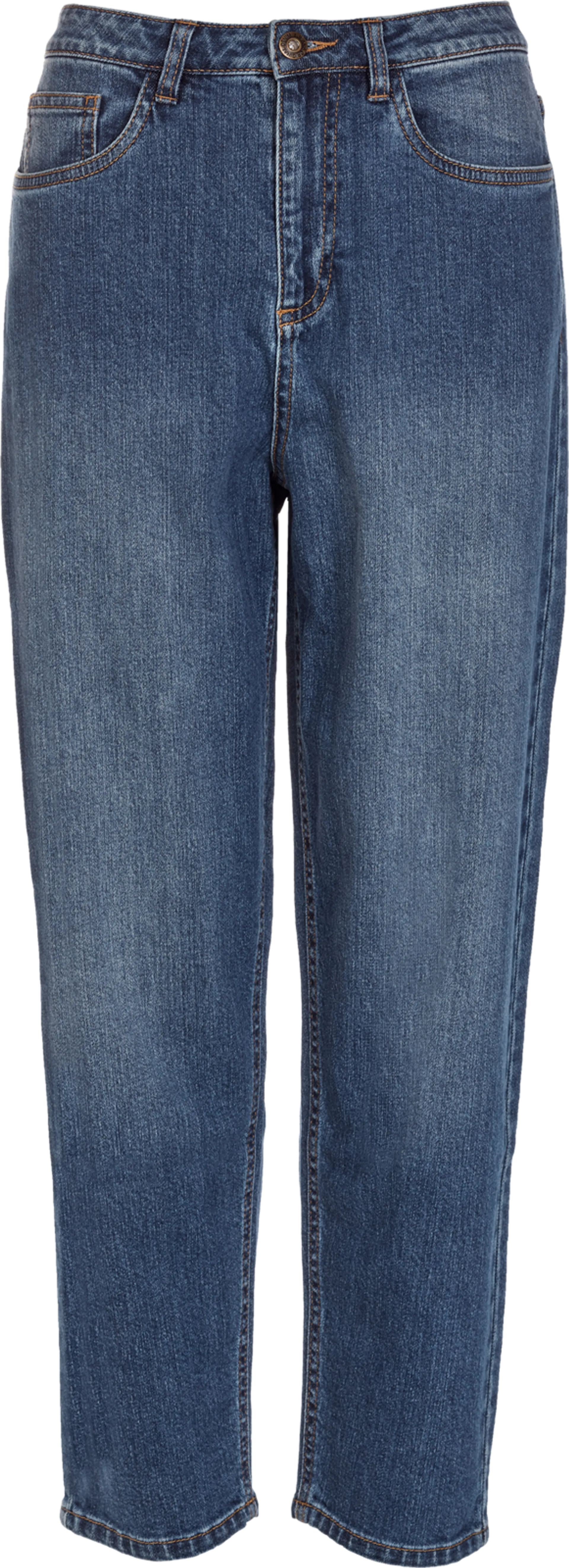 iJeans naisten farkut loose fit NIJ3021012 - Mid denim blue