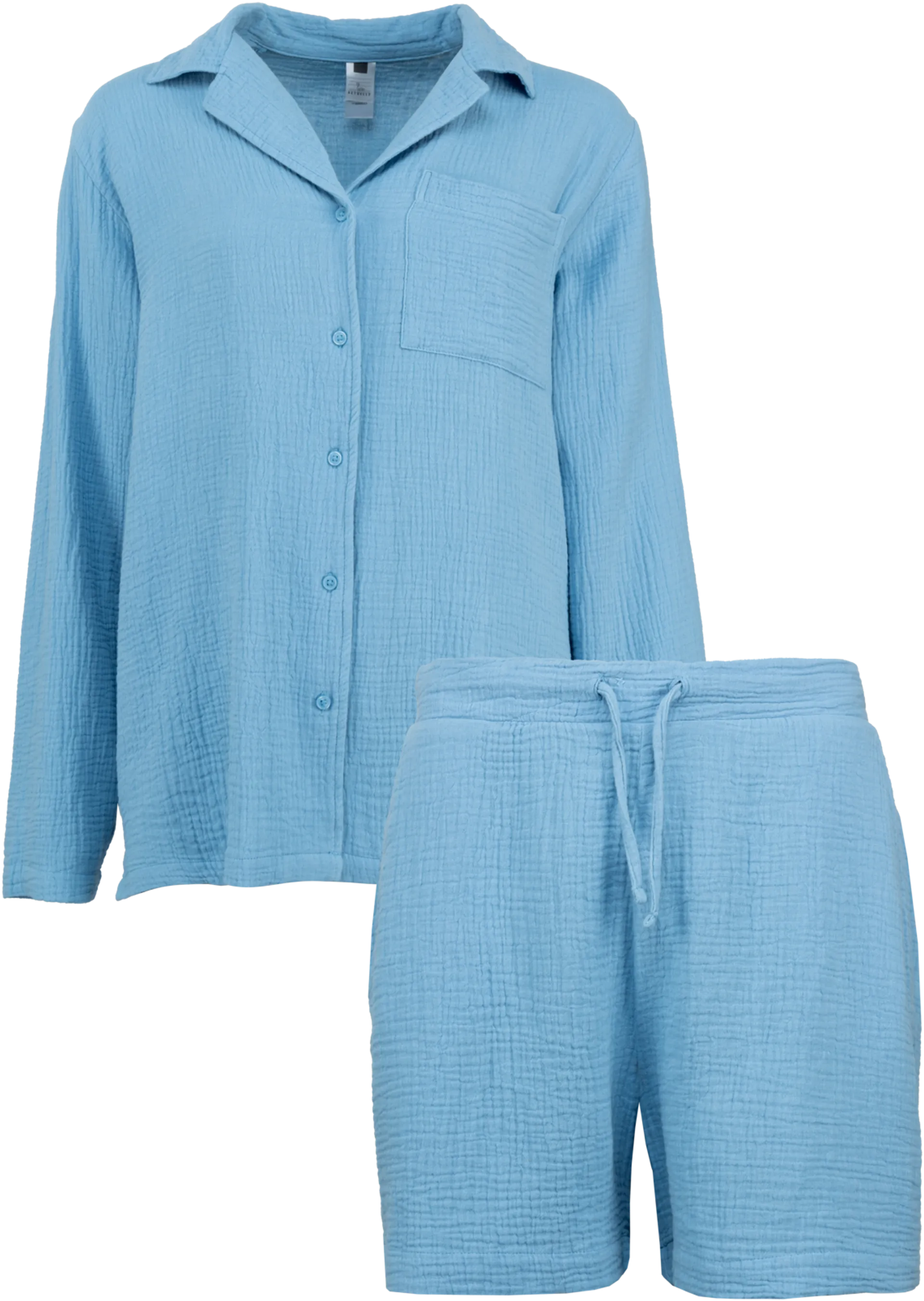 Actuelle naisten shortsipyjama 212A372423 - Bel air blue - 1