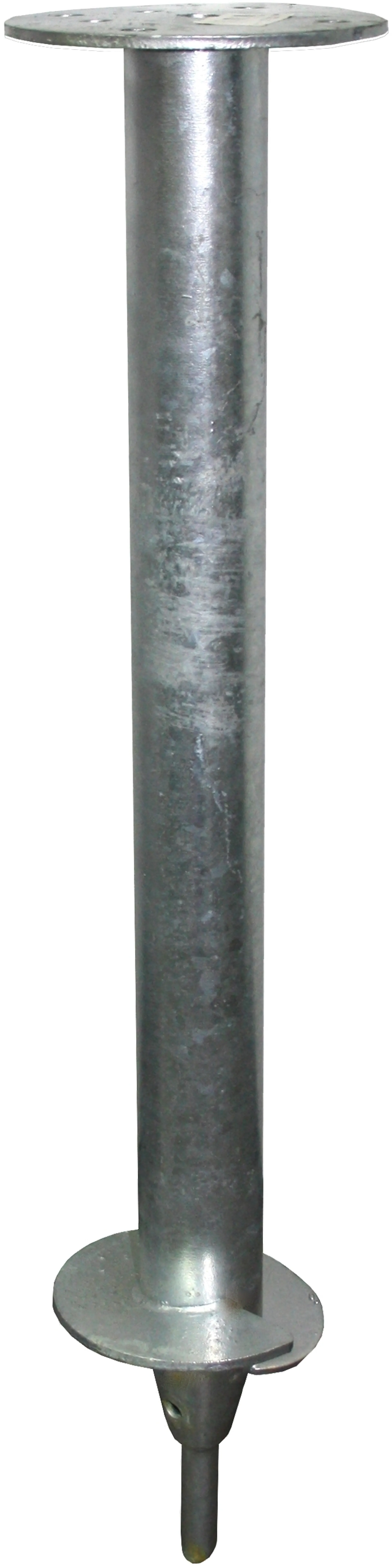 Kierreteräspaalu laipalla, kierre 150 x 6 mm, 1150 x 60/3 mm