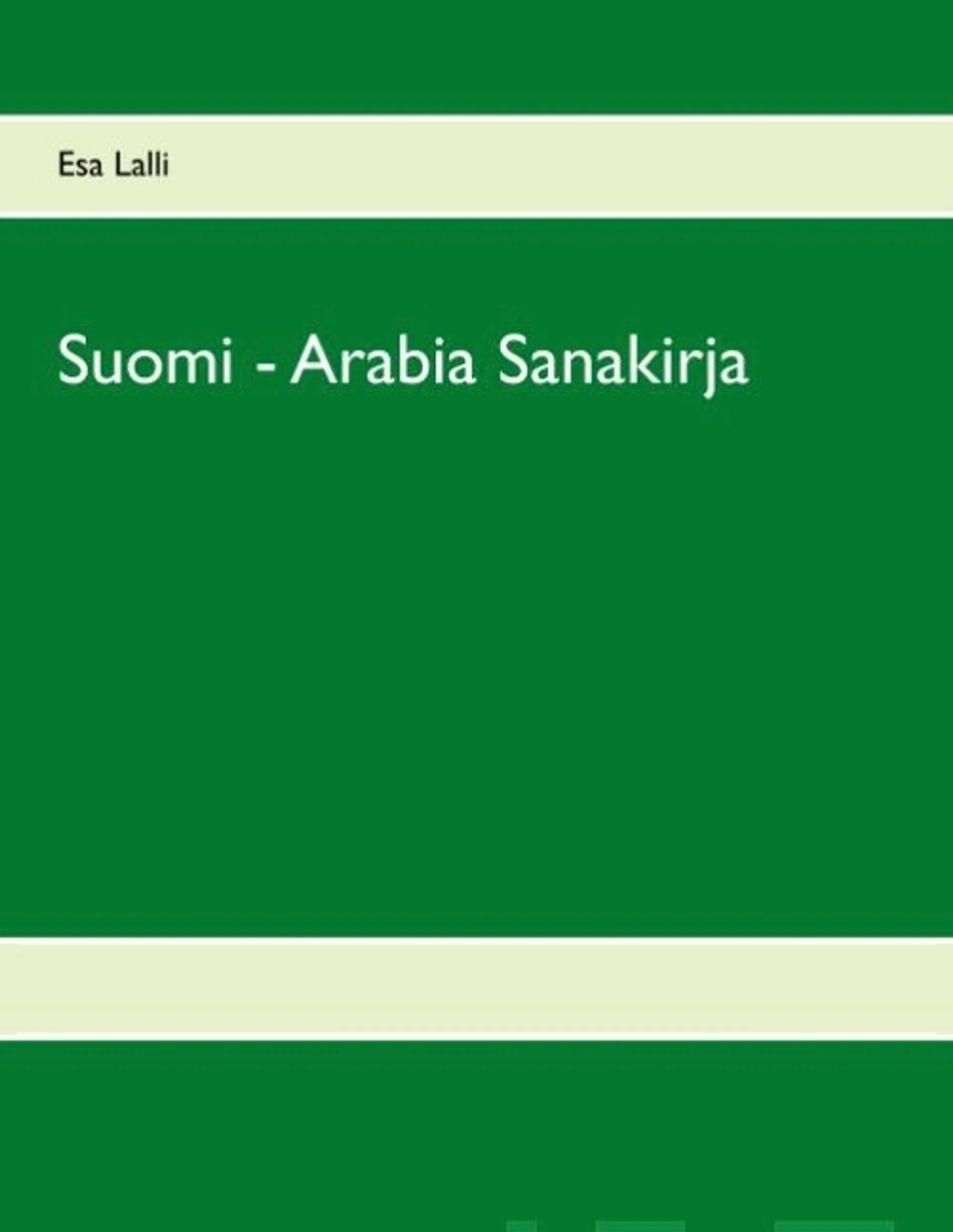 Lalli, Suomi - Arabia Sanakirja