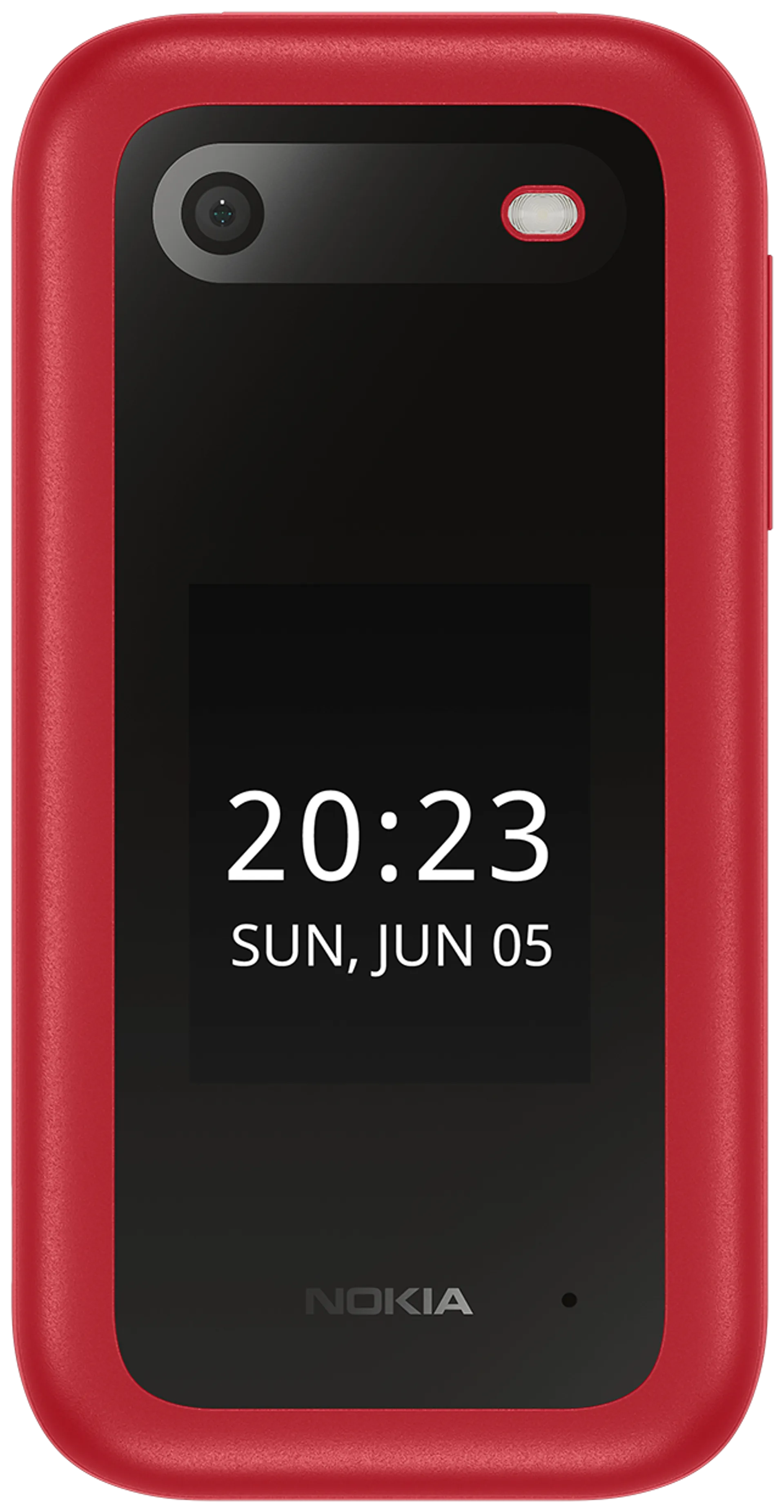 Nokia 2660 punainen peruspuhelin + teline - 4
