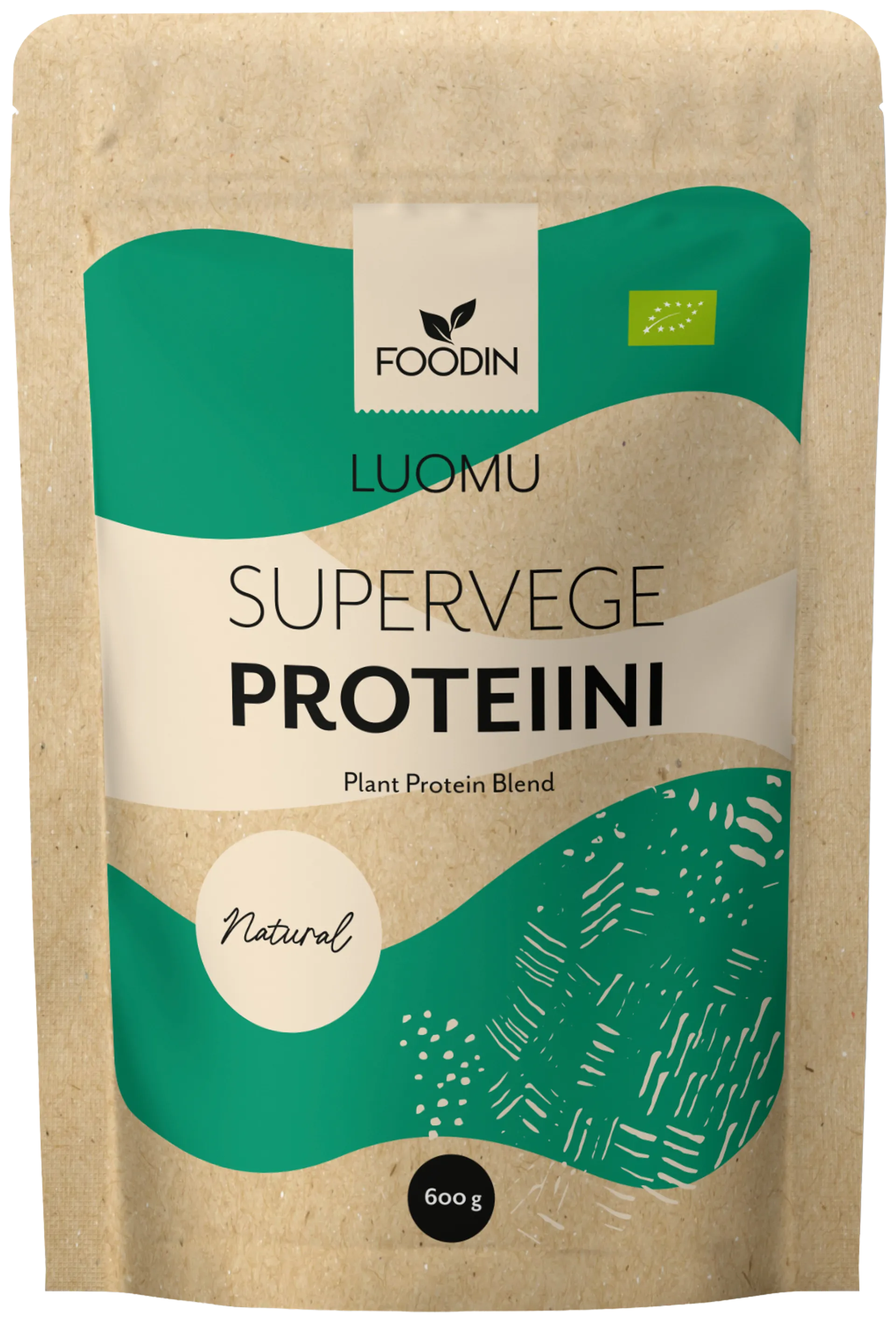 Foodin Supervege kasviproteiinisekoitus luomu 600g
