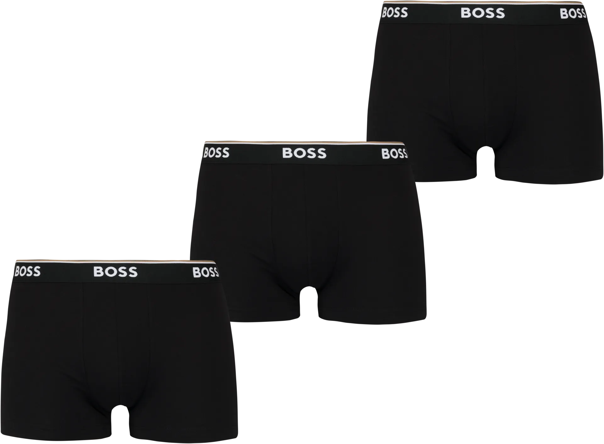 Hugo Boss miesten bokserit 50475274B 3-pack - BLACK - 1